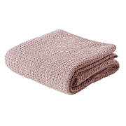 Narzuta na łóżko Alpinia bawełniana różowa 140x220 cm