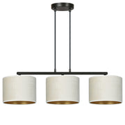 Lampa wisząca Hellid x3 72 cm biała