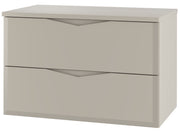 Szafka łazienkowa Delica z blatem 80 cm szary beż