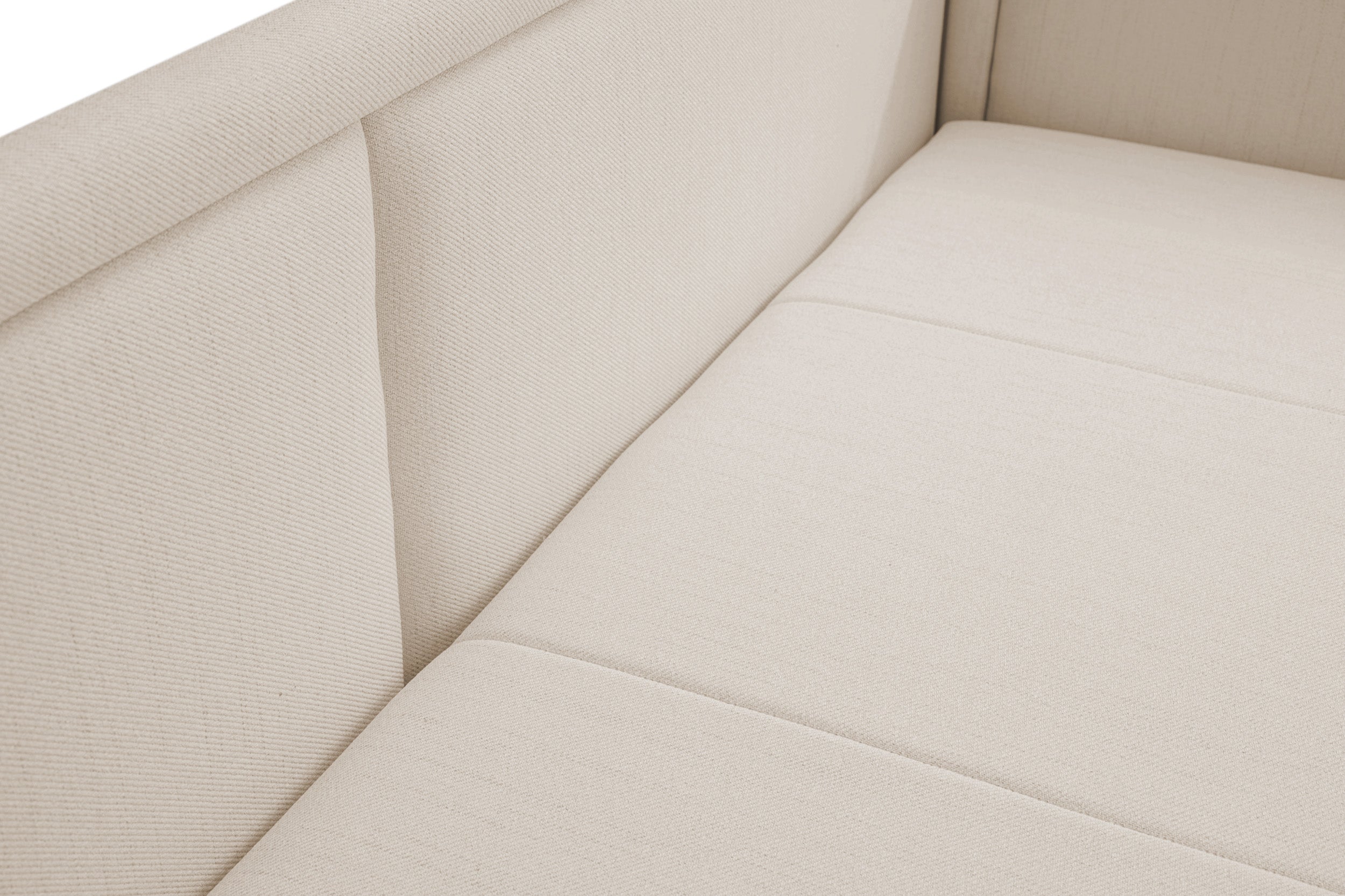 Łóżko wysuwane dwuosobowe Caprili jasnobeżowe plecionka uniwersalne