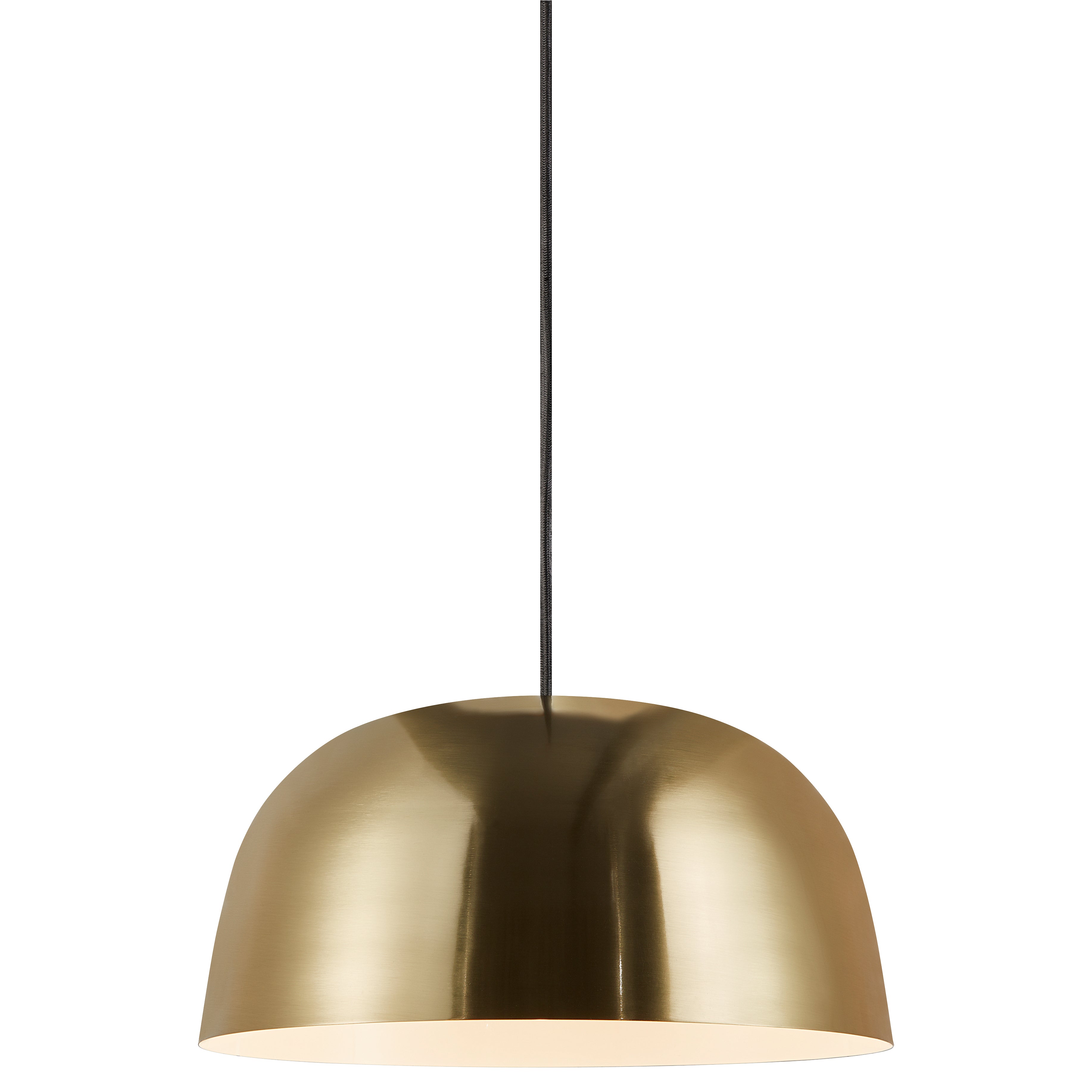 Lampa wisząca Cera złoty klosz