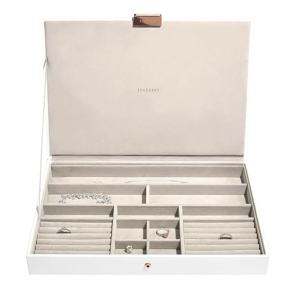 Szkatułka na biżuterię Supersize Jewellery Box biała