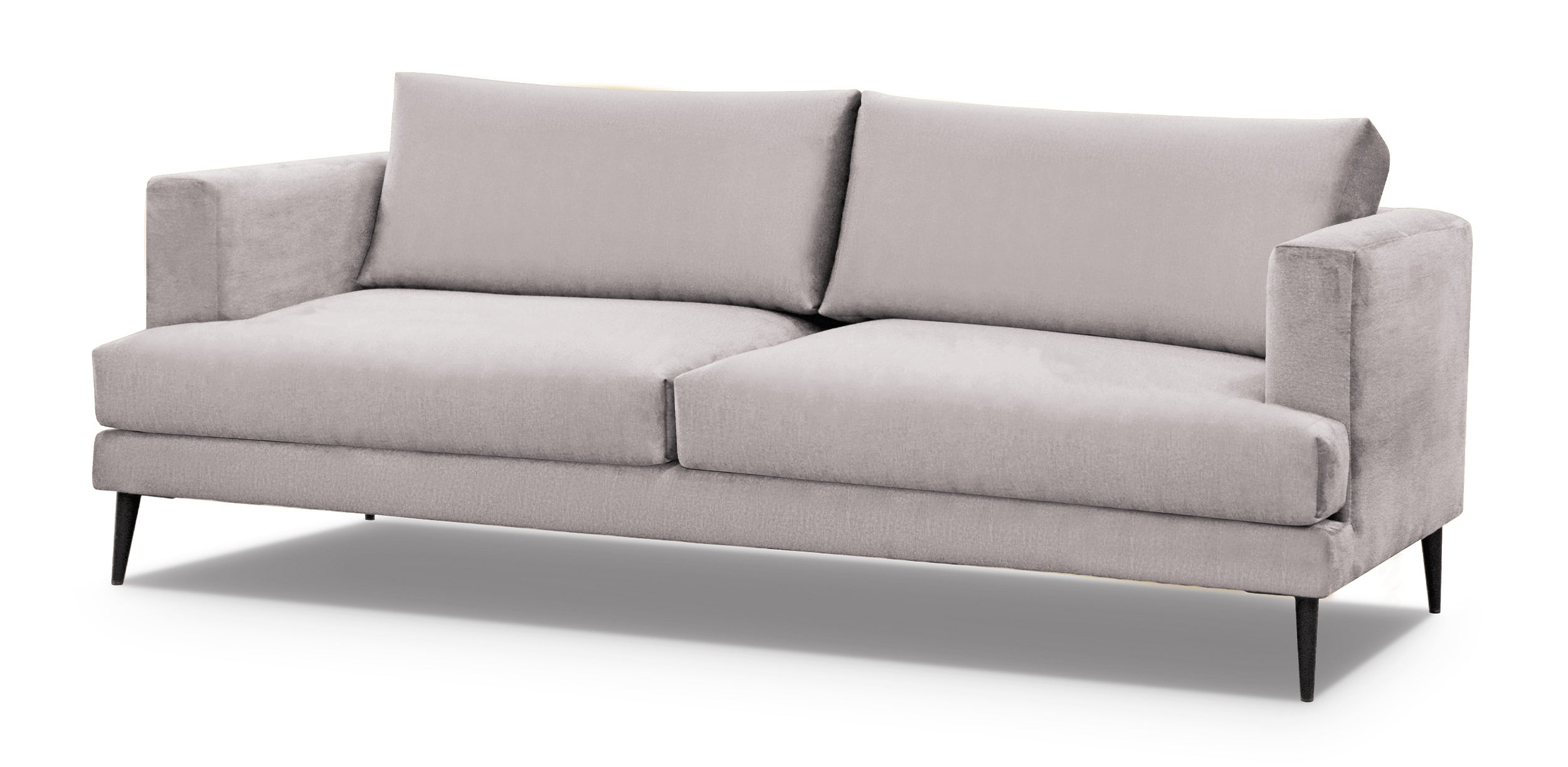 Sofa dwuosobowa Dragato beżowa welur