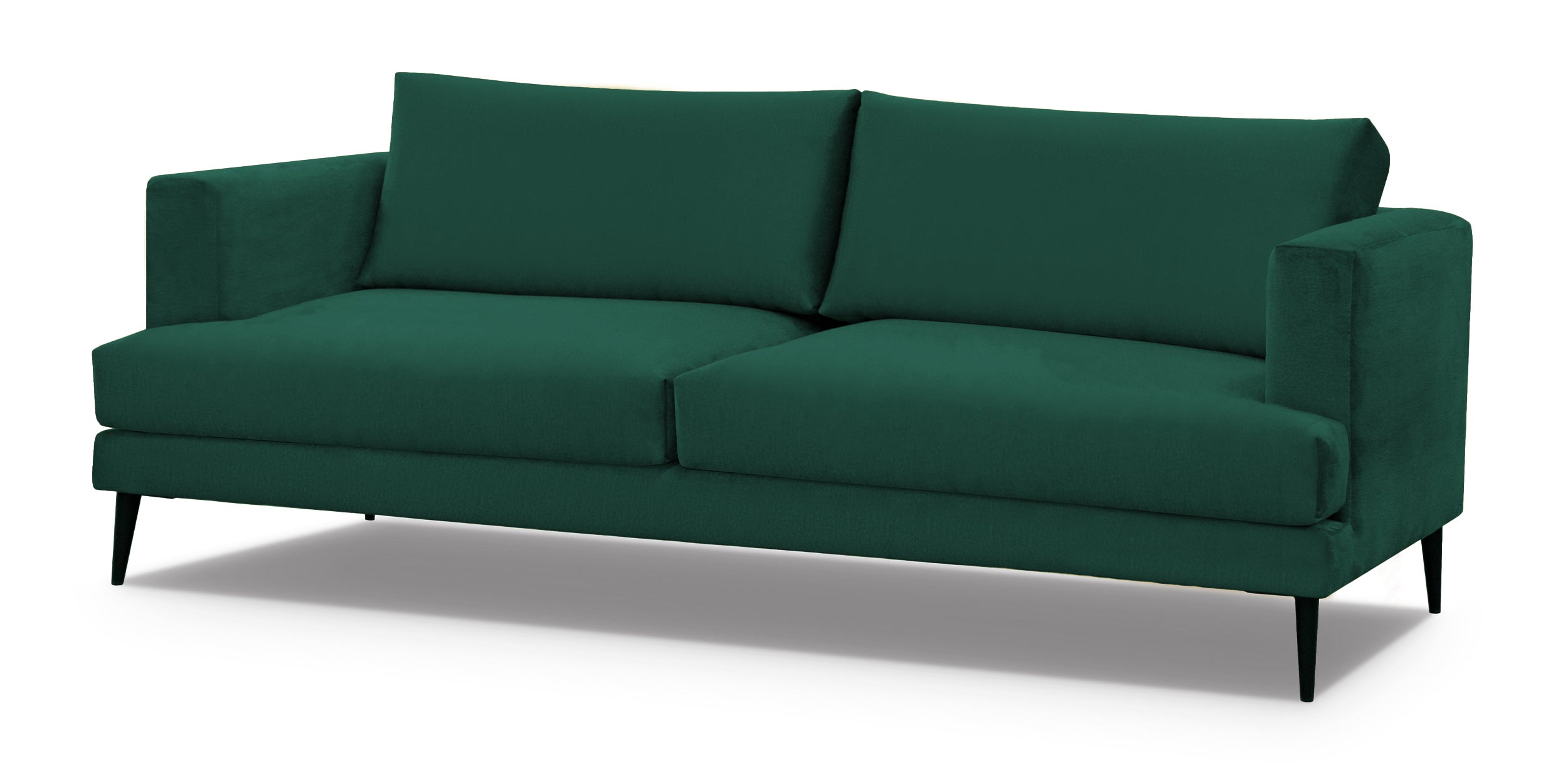 Sofa dwuosobowa Dragato zielona welur