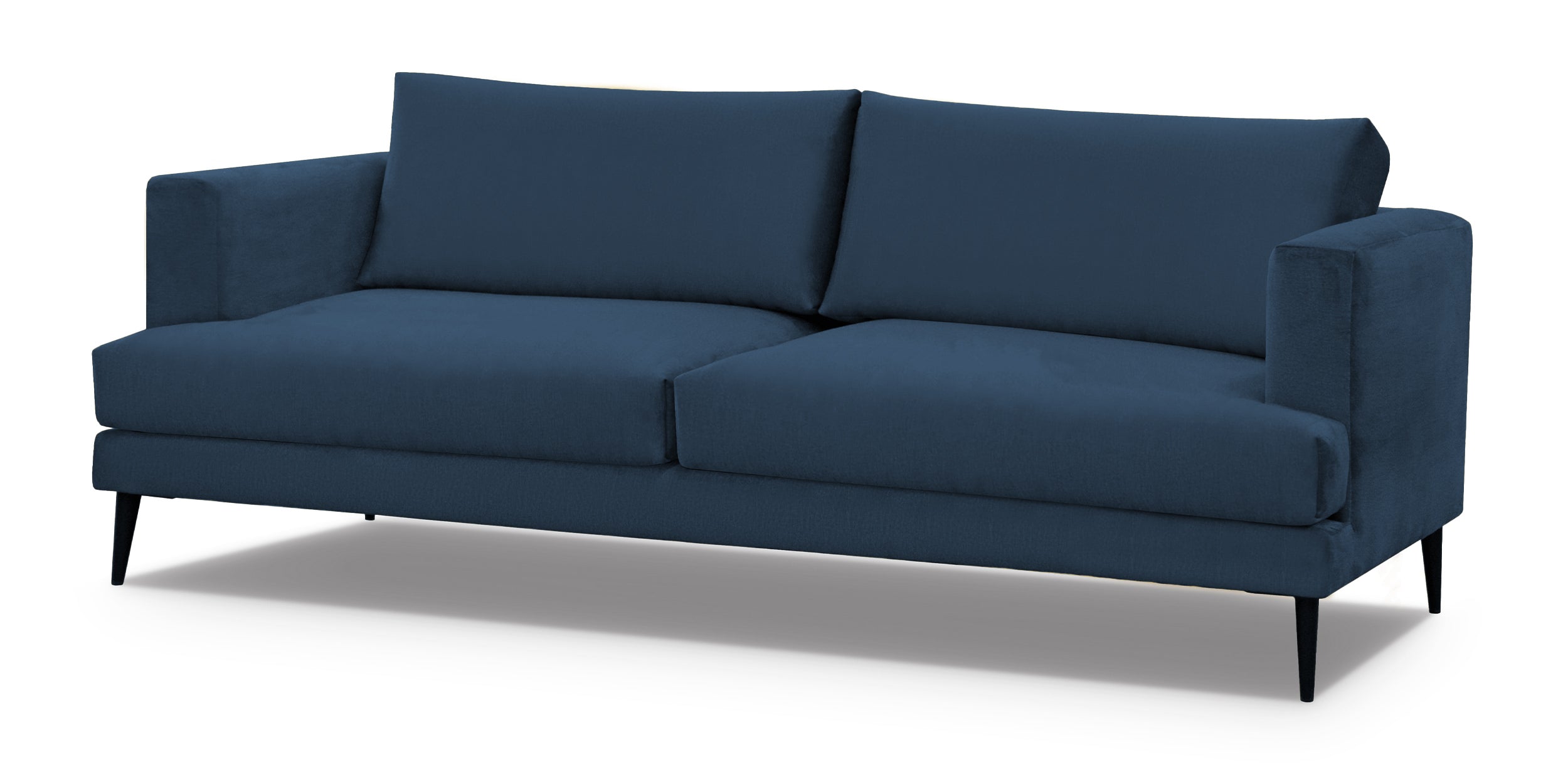 Sofa dwuosobowa Dragato granatowa welur