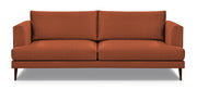 Sofa dwuosobowa Dragato miedziana welur