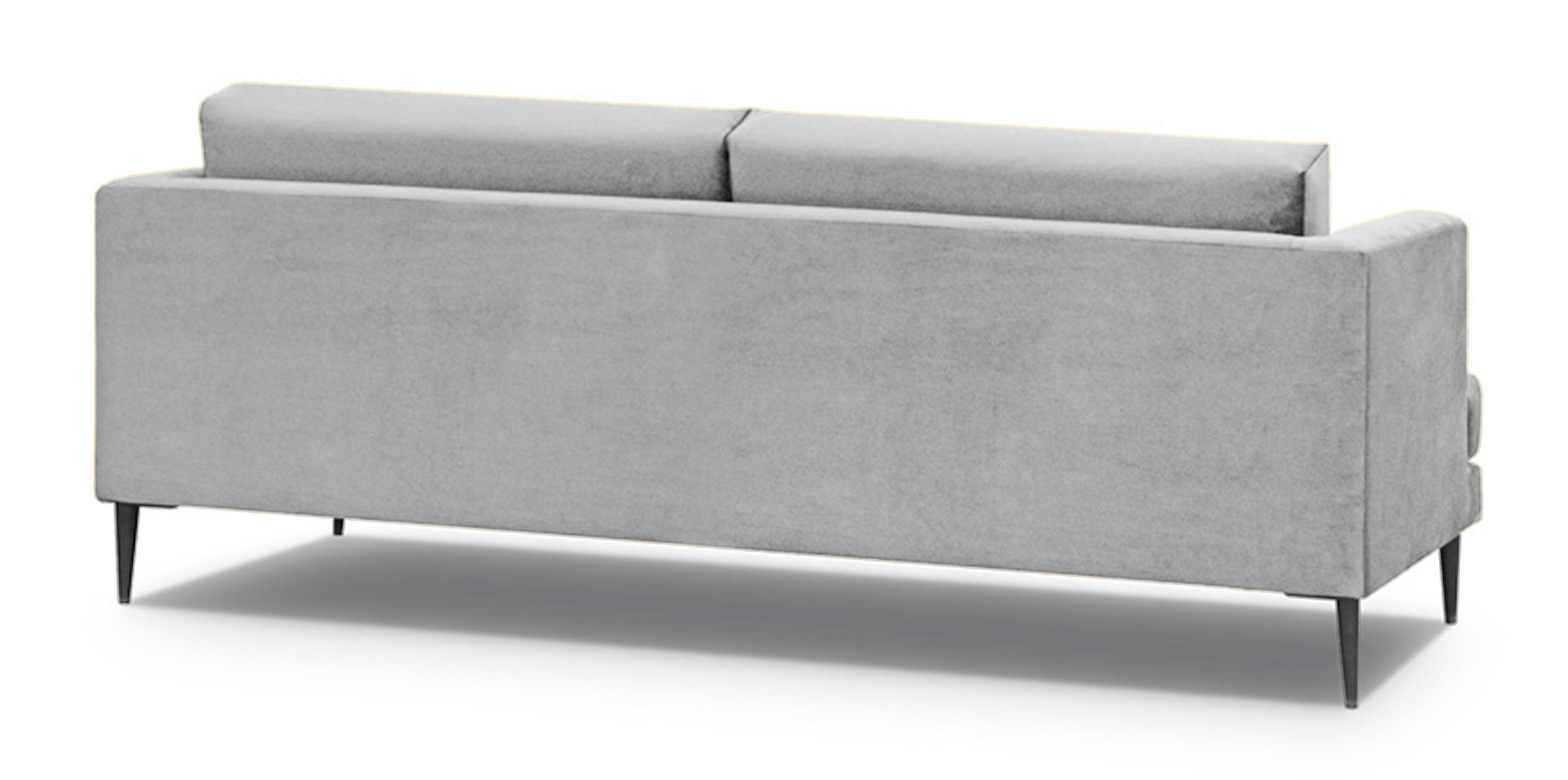 Sofa dwuosobowa Dragato szara welur