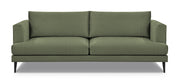 Sofa trzyosobowa Dragato oliwkowa welur