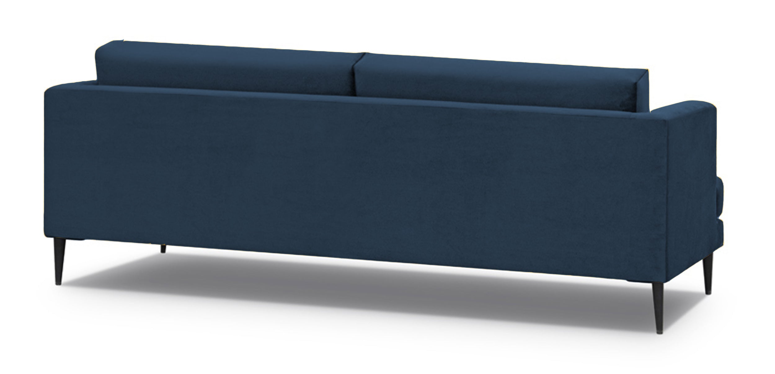 Sofa trzyosobowa Dragato granatowa welur