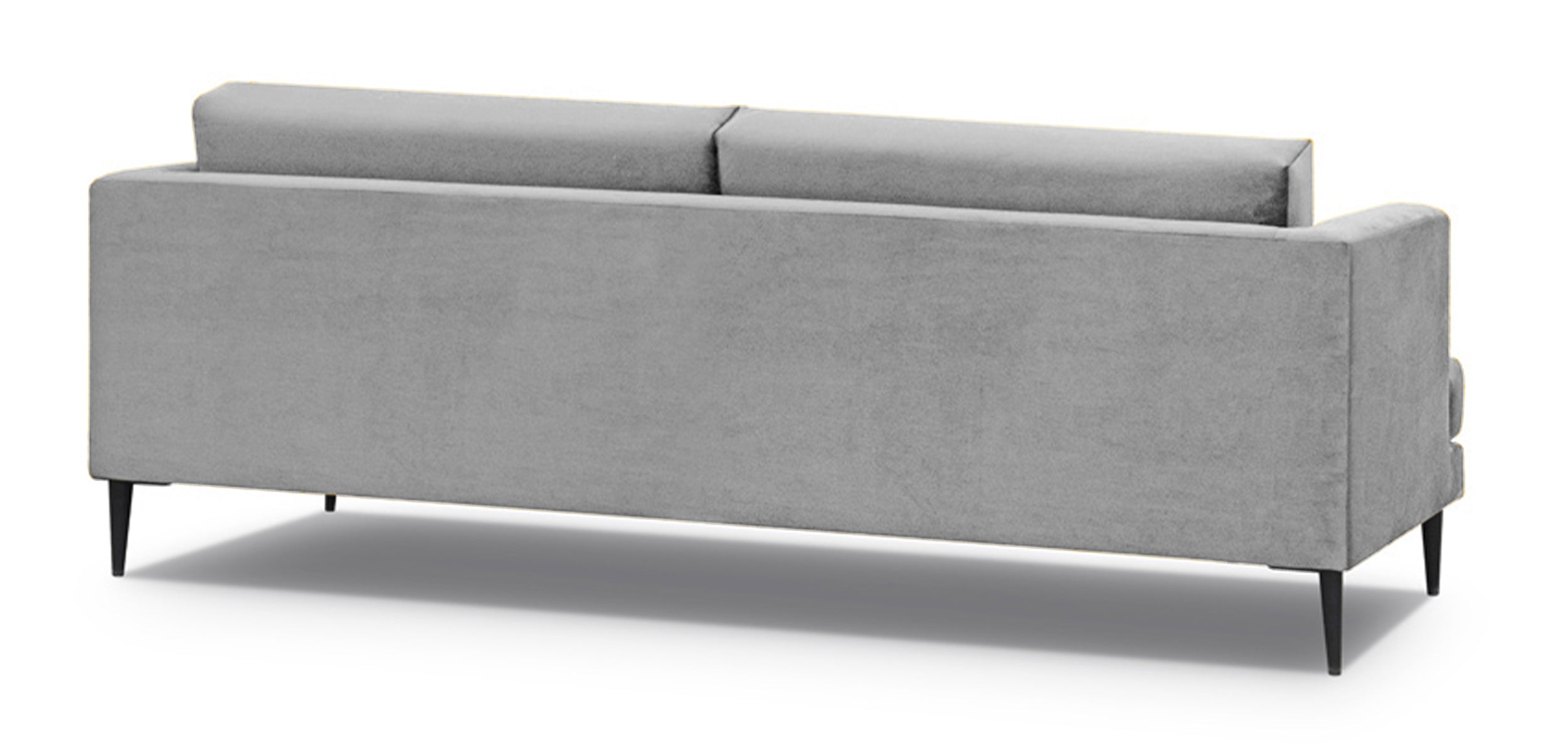 Sofa trzyosobowa Dragato szara welur
