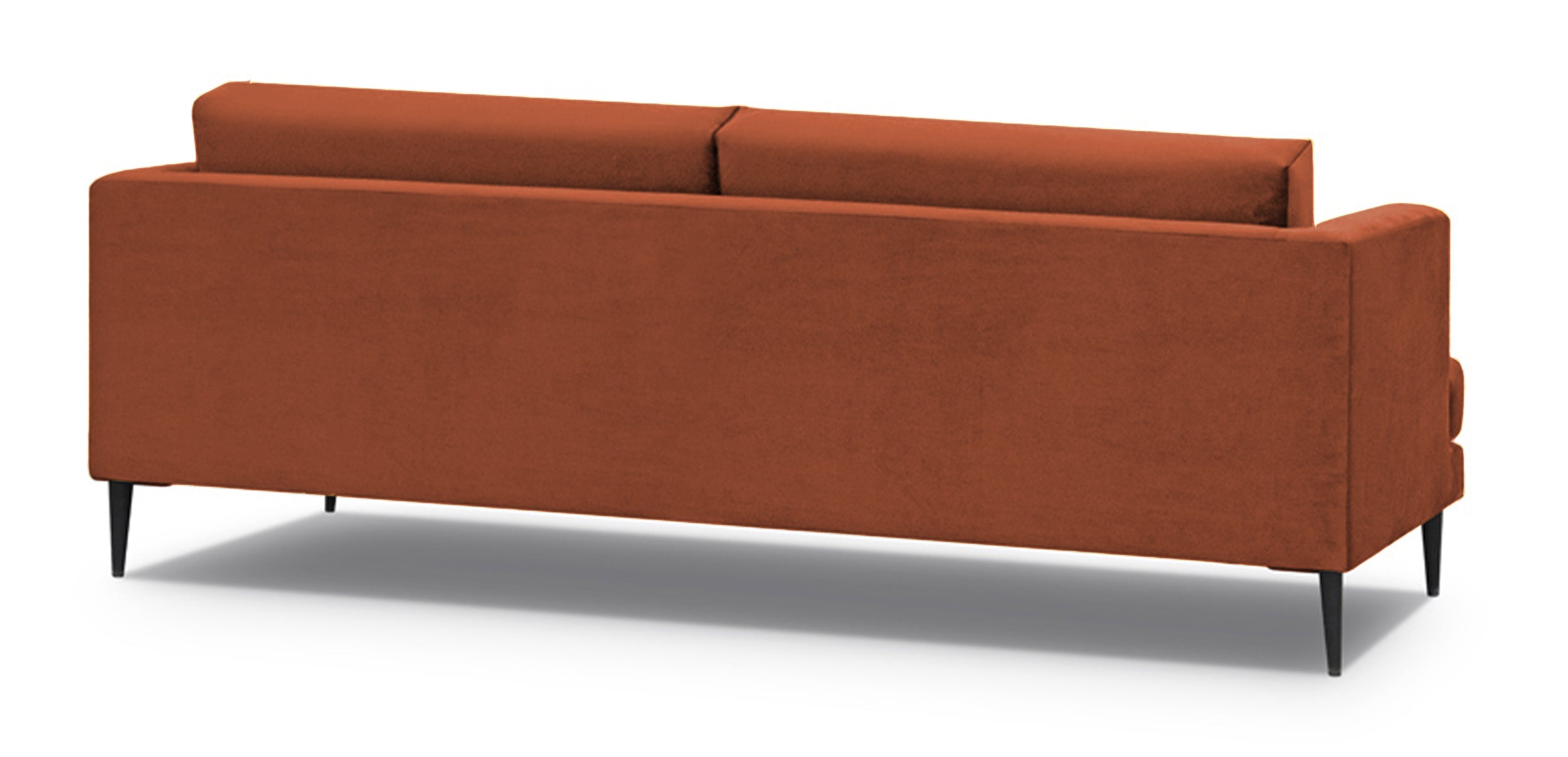 Sofa trzyosobowa Dragato miedziana welur