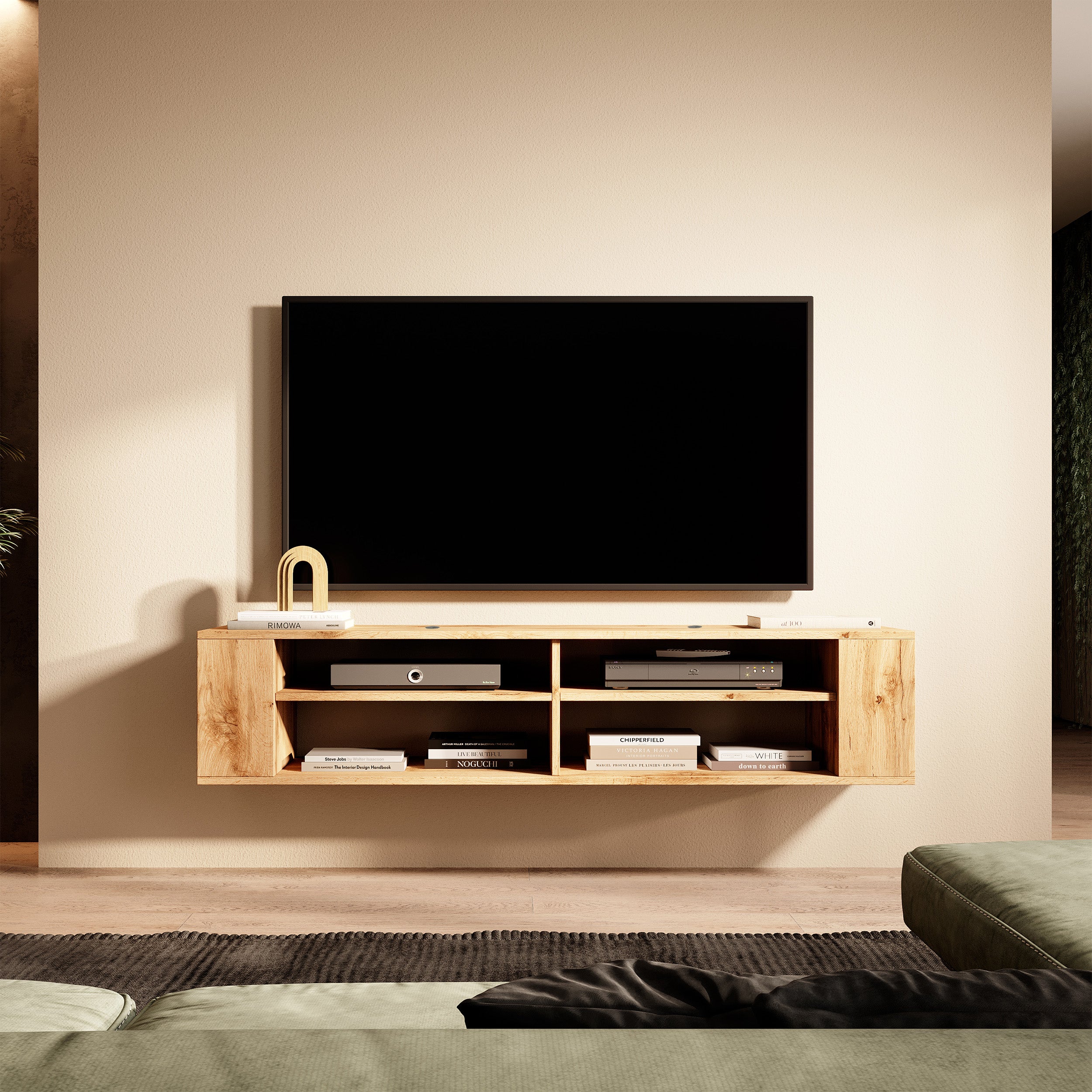 Szafka RTV Wall 140 cm Dąb wotan