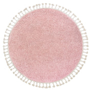 Dywan Berber ⌀120 cm różowy