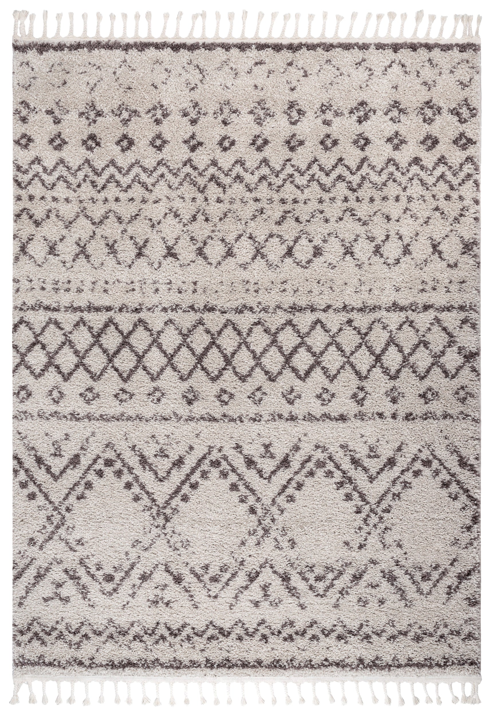 Dywan Berber Rabat 140x190 cm brązowy