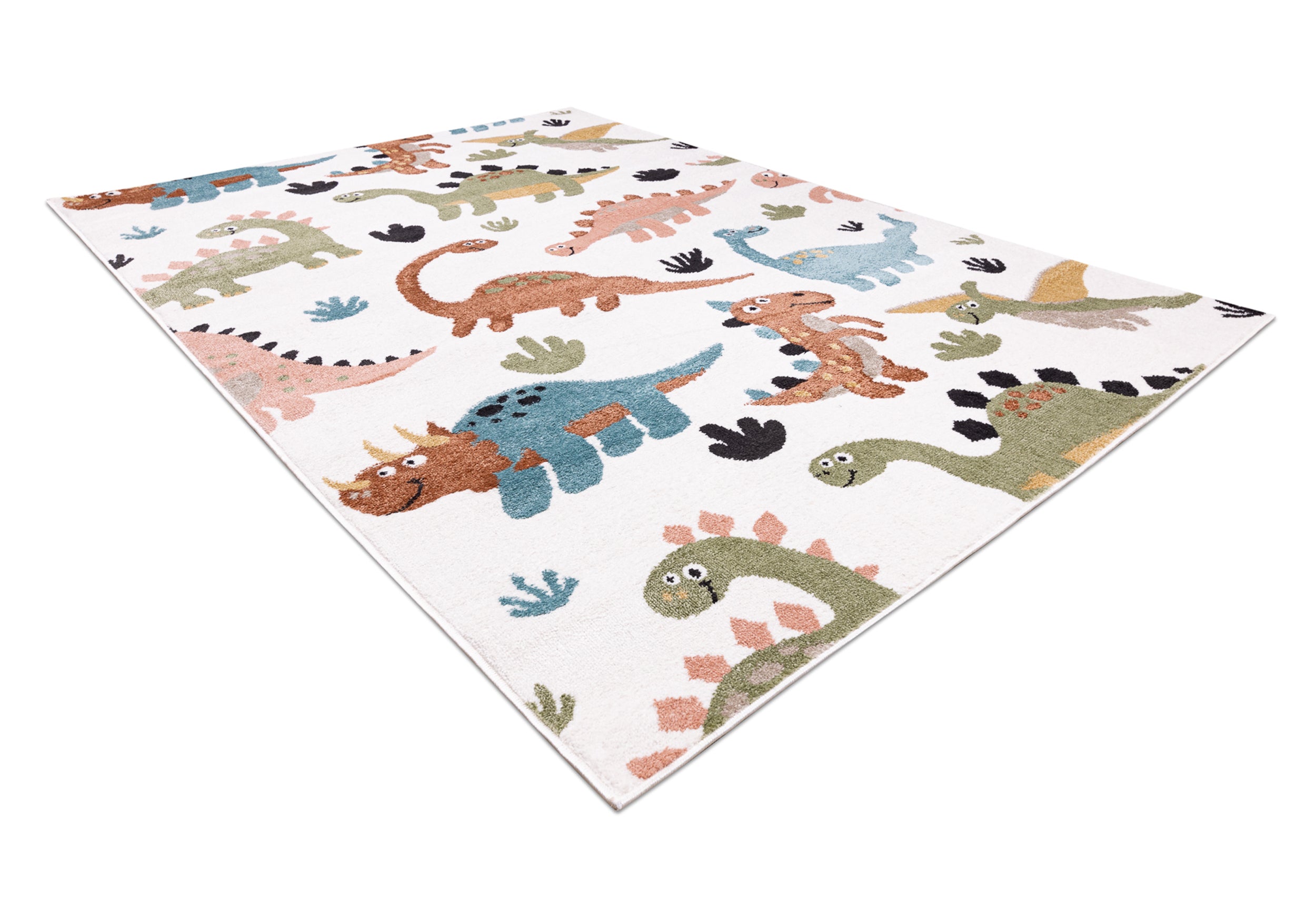 Dywan dziecięcy Fun Dino 120x170 cm kremowy