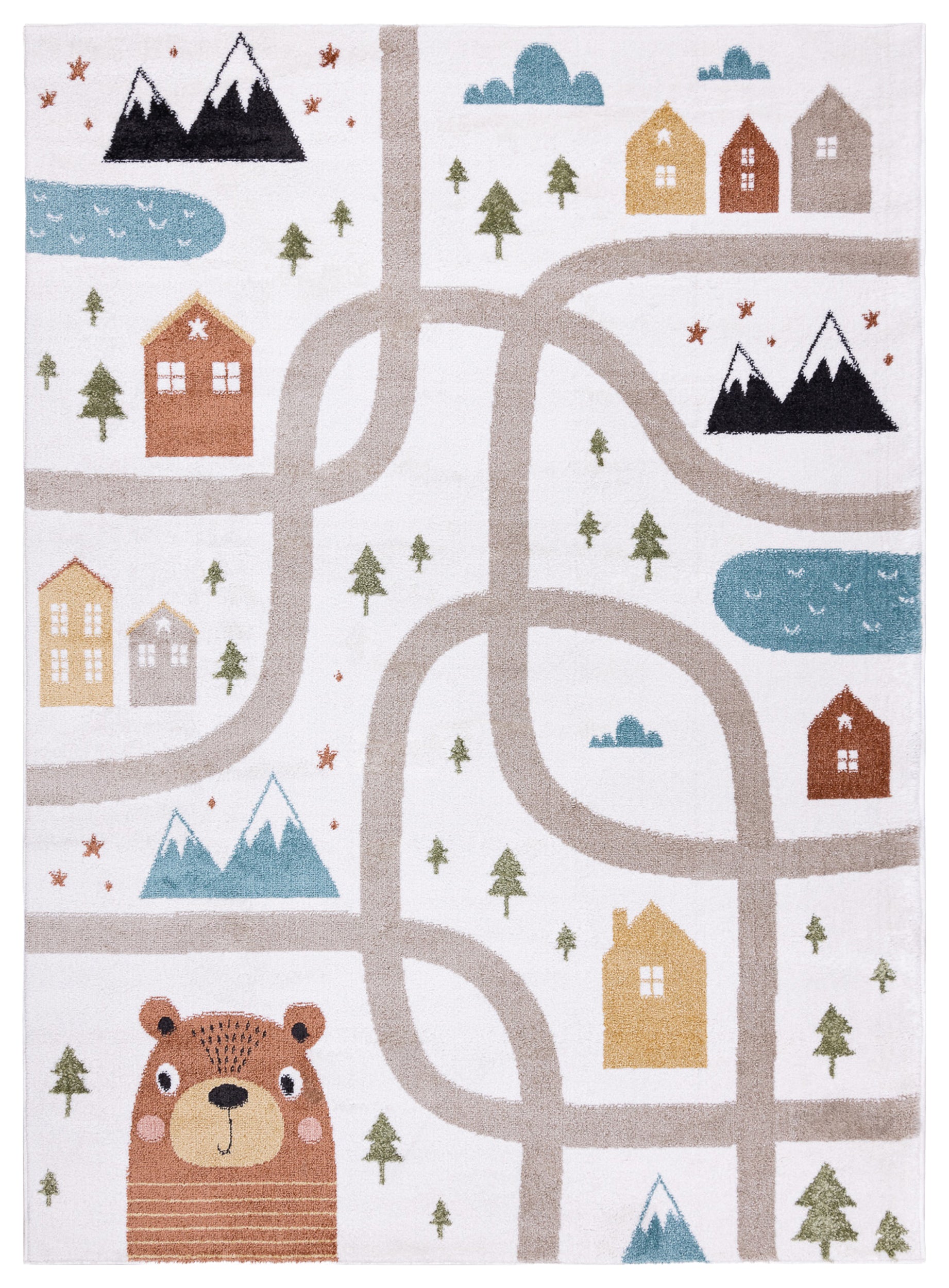 Dywan dziecięcy Fun Polar 120x170 cm kremowy
