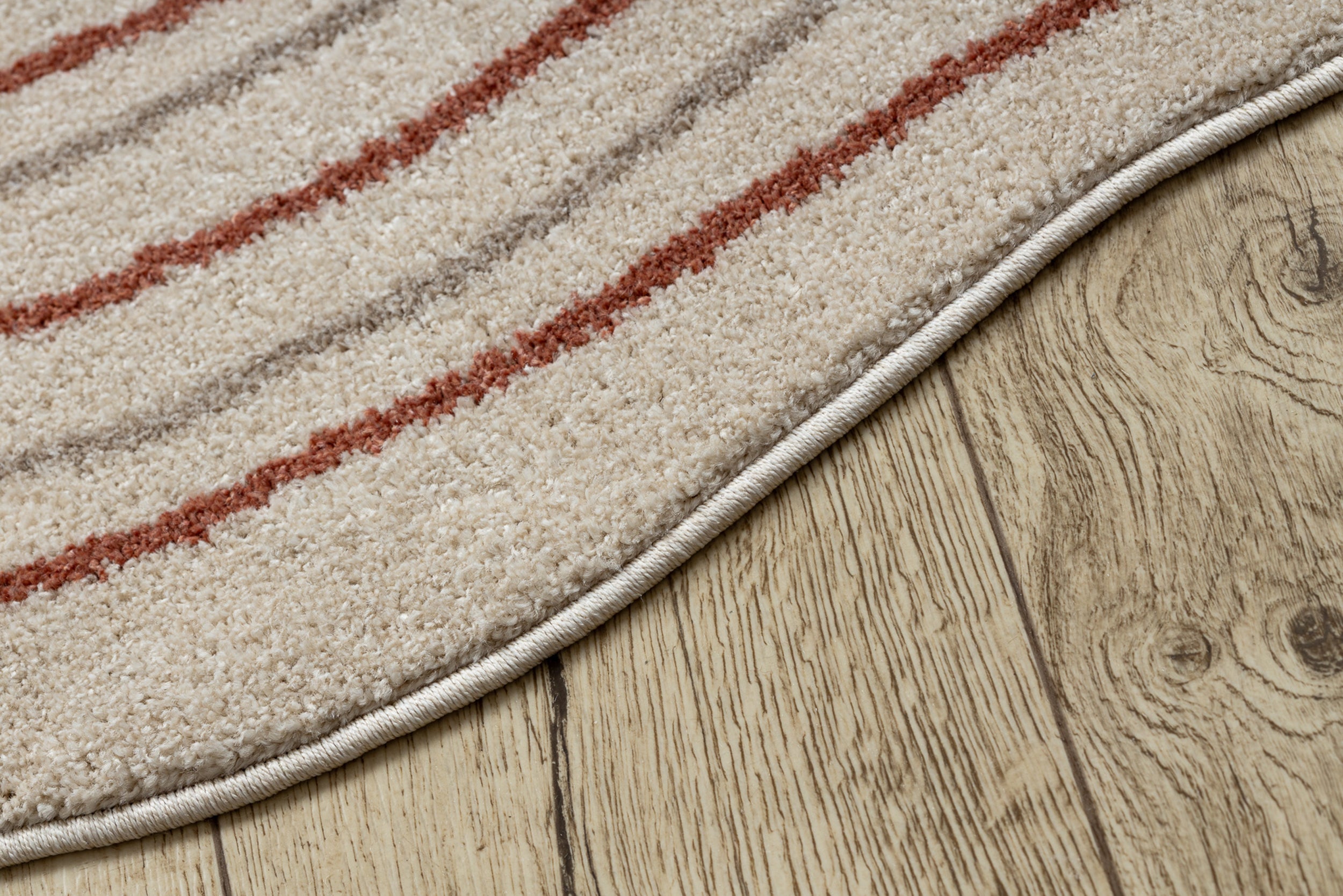 Dywan Fusion 200x290 cm krem / terakota nieregularny