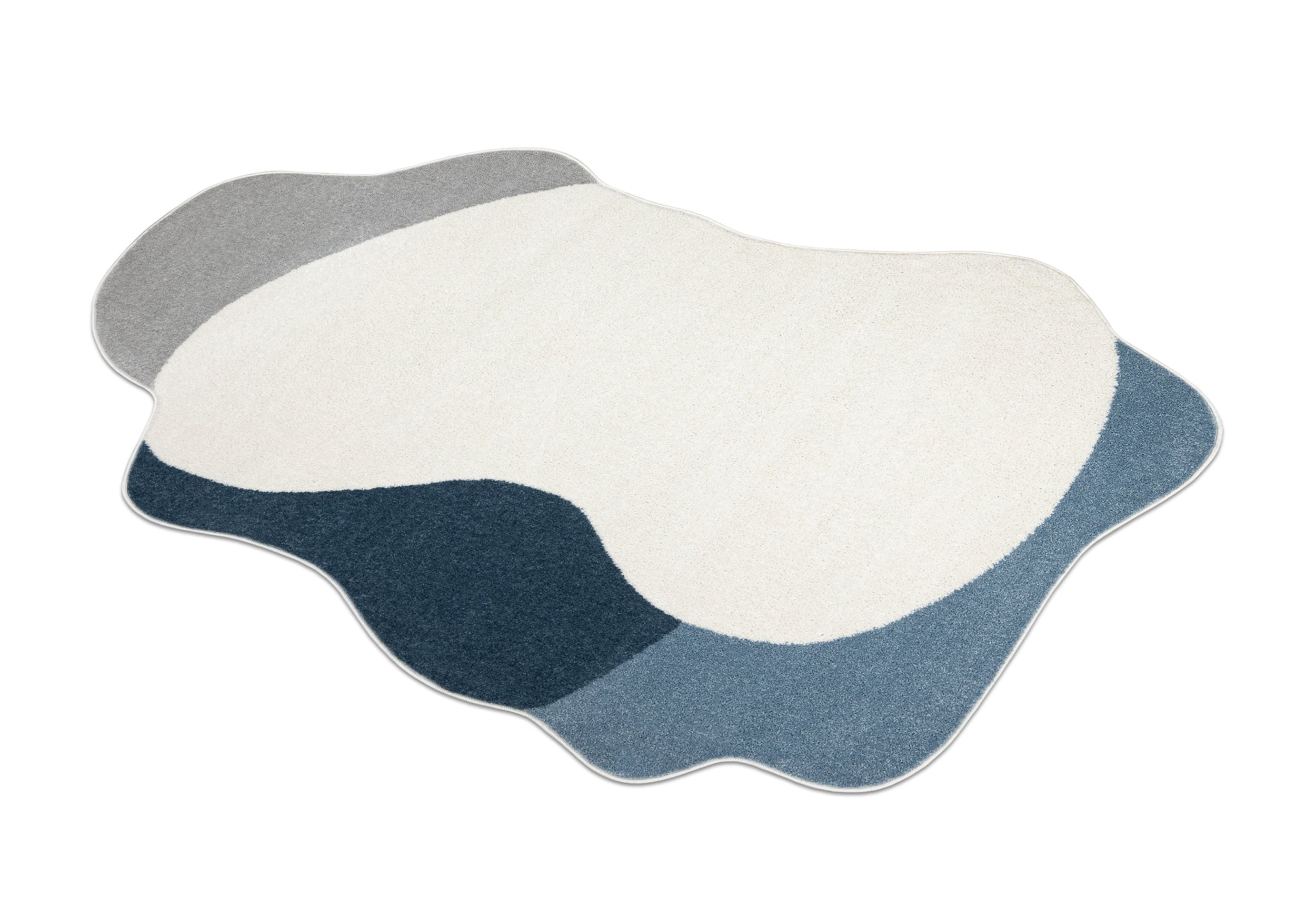 Dywan Fusion 160x220 cm biało-granatowy