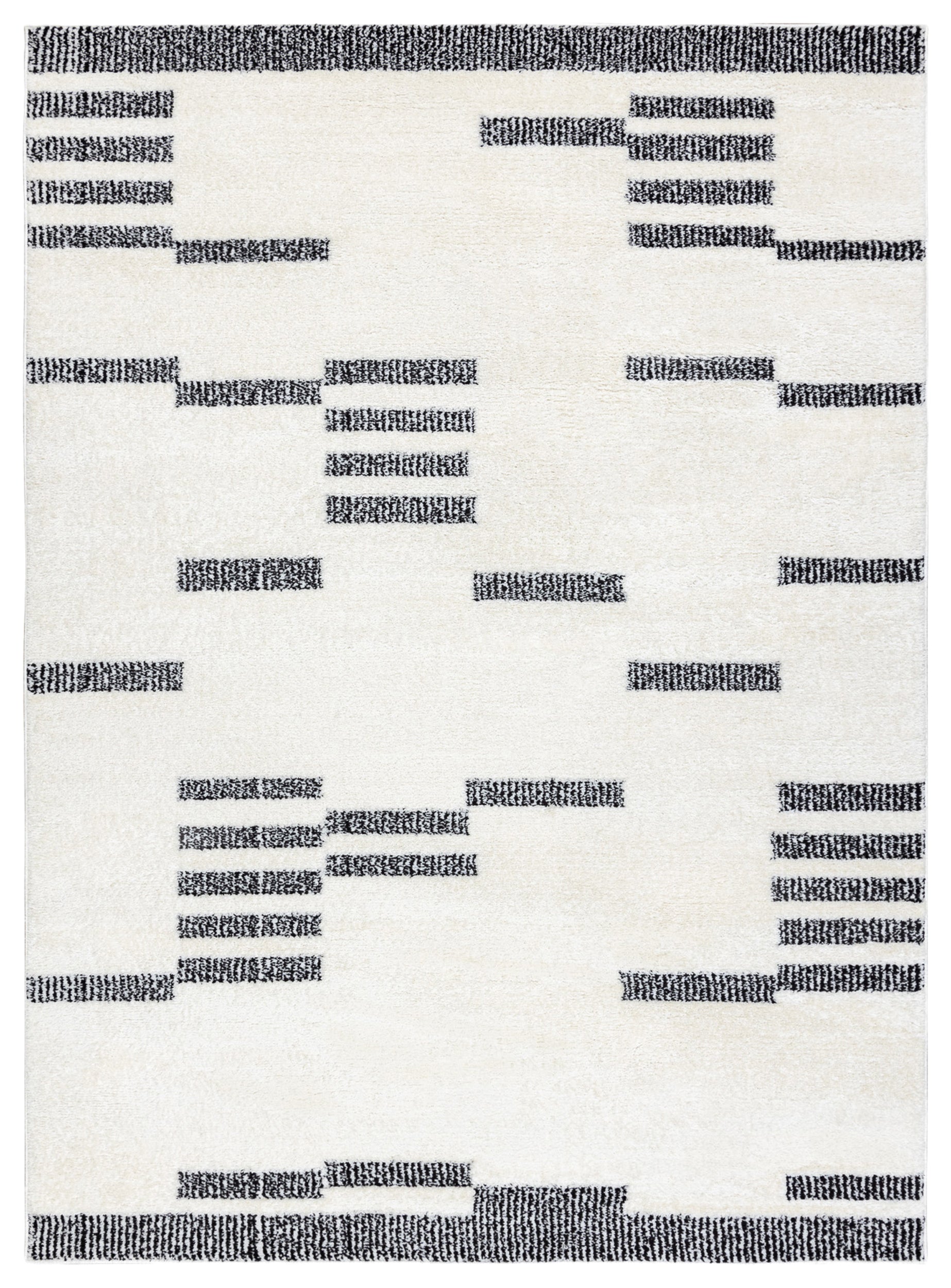 Dywan Mode 160x220 cm krem / czarny geometryczny