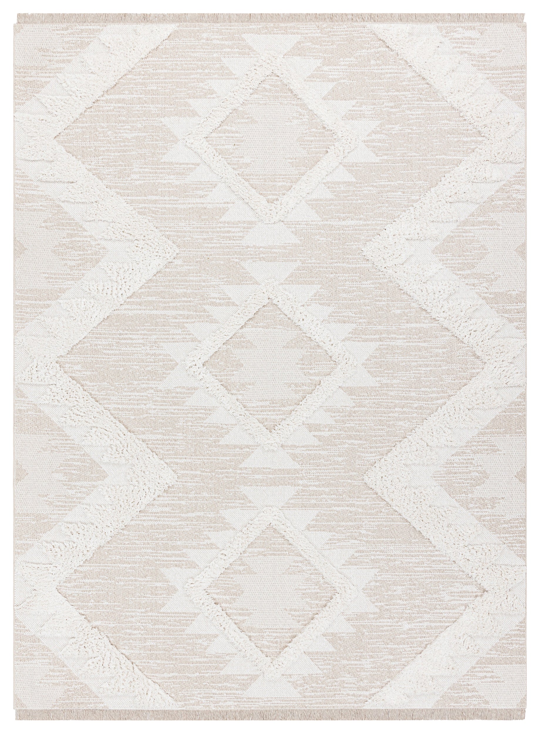 Dywan Moroc 117x170 cm kremowy romby
