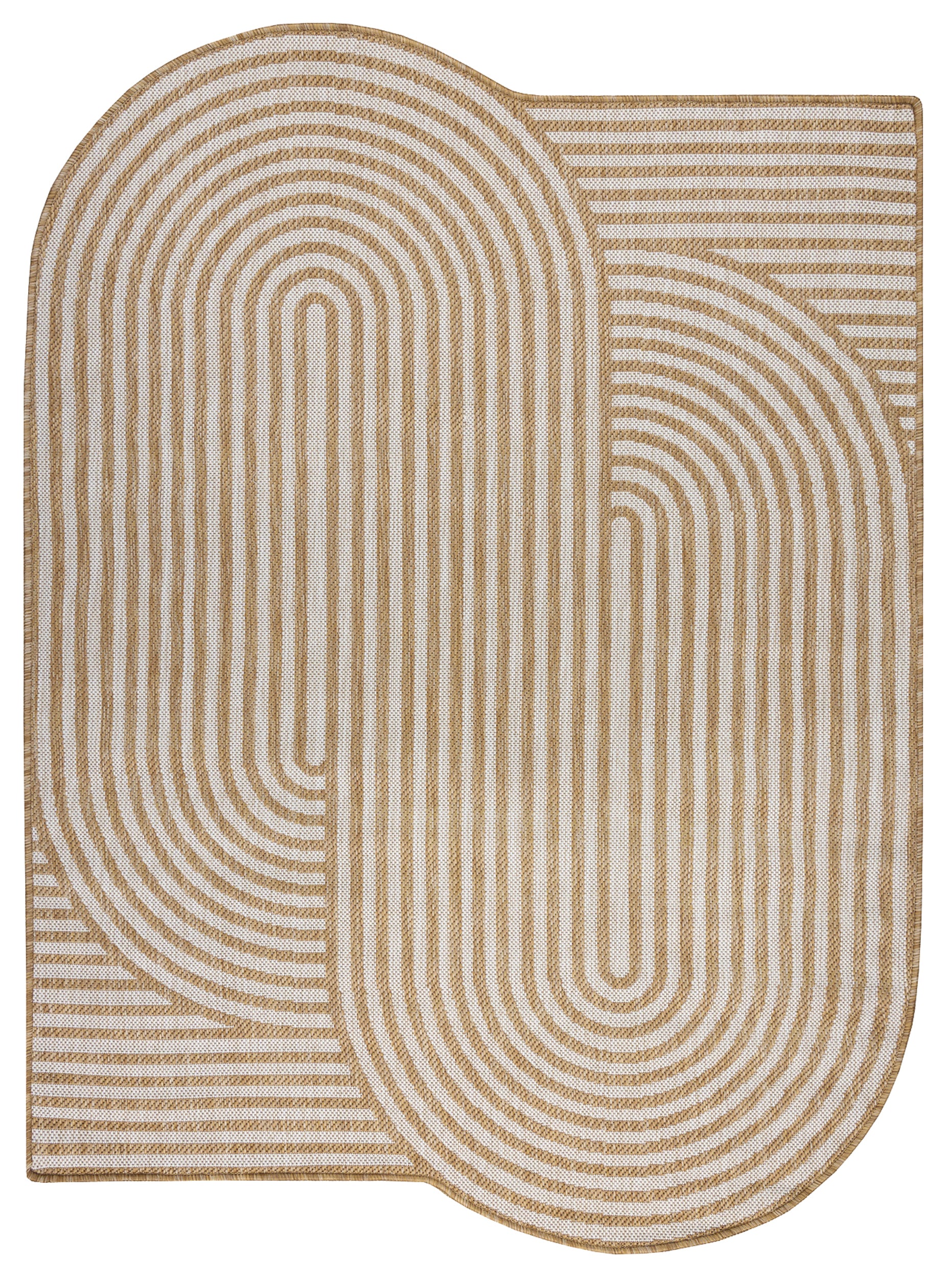 Dywan zewnętrzny Organic 160x220 cm krem / beż