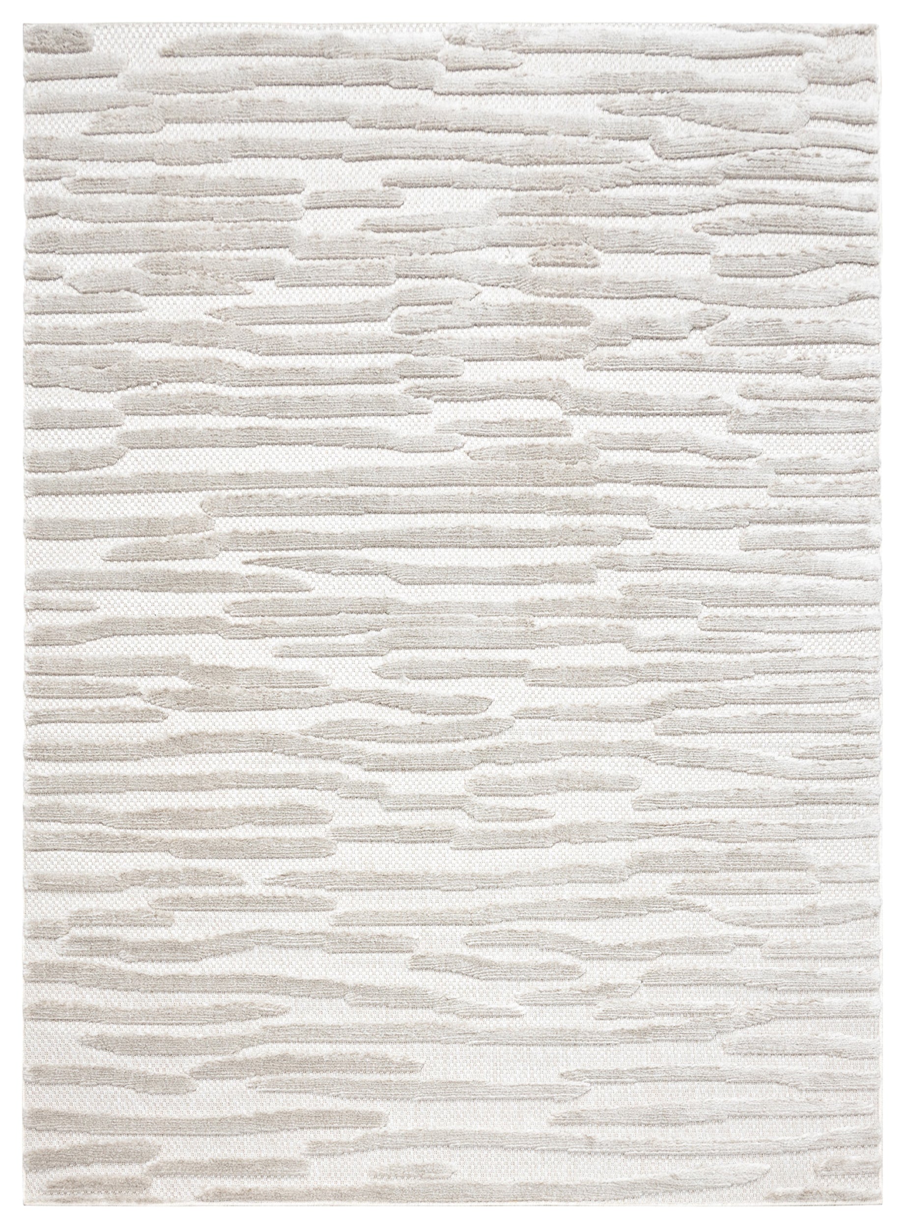 Dywan zewnętrzny Santo Sznurkowy Sizal 180x270 cm beżowy w fale