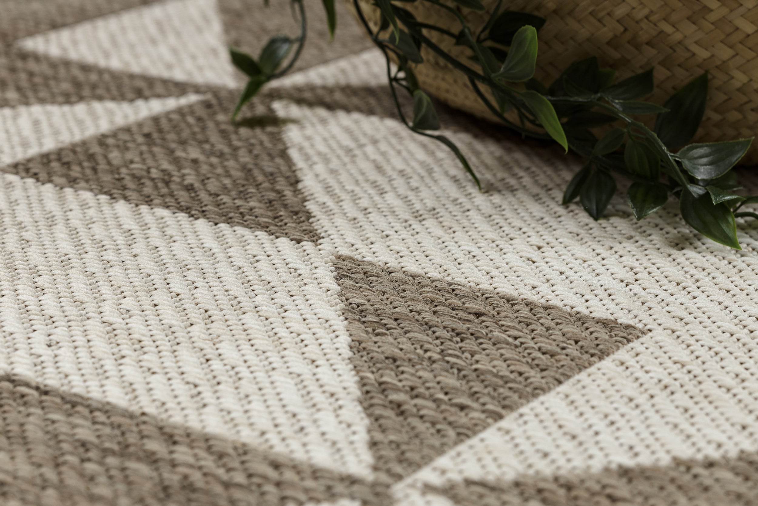 Dywan zewnętrzny Floorlux 120x170 cm taupe