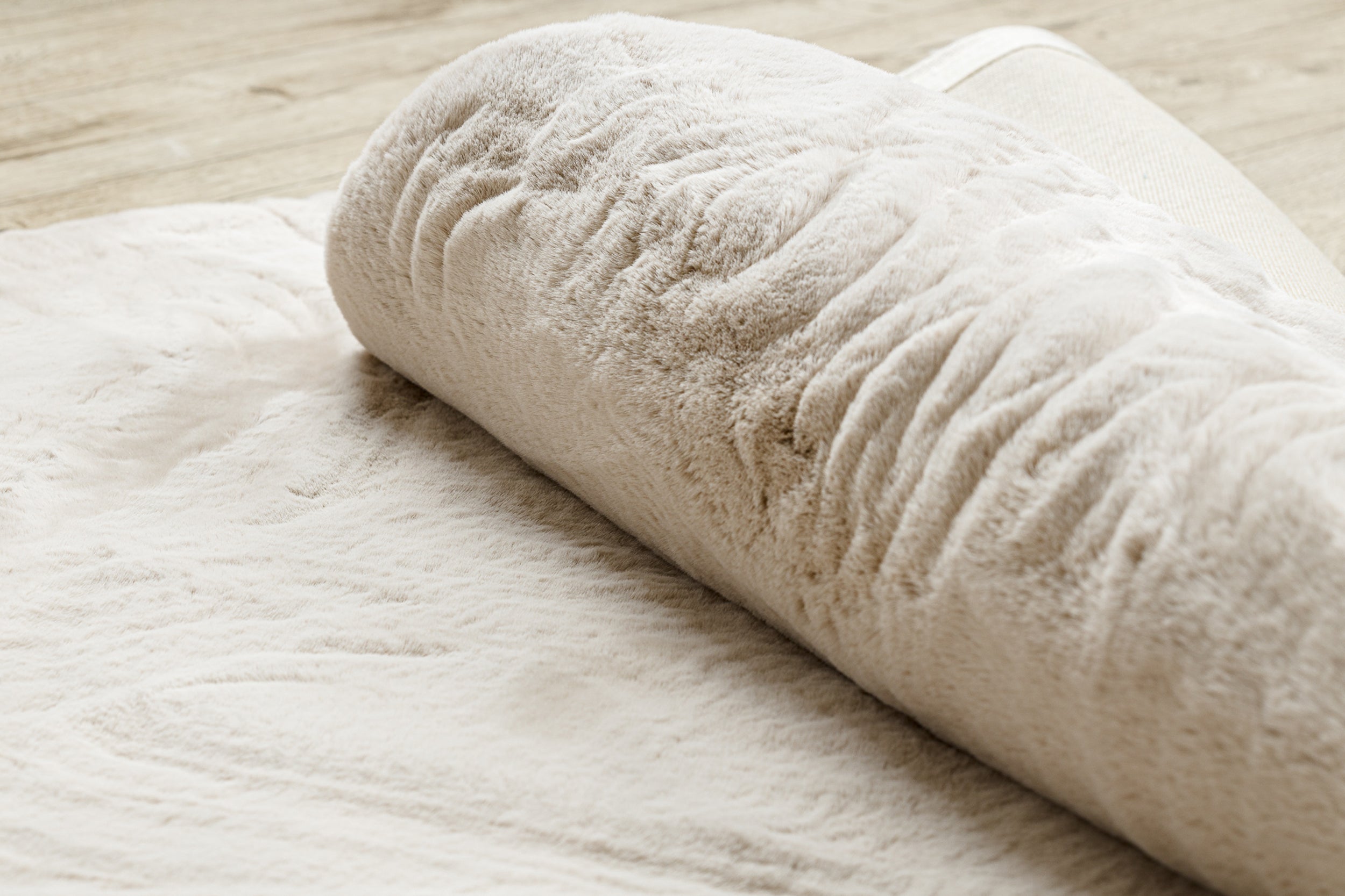 Dywan Teddy New ⌀160 cm beżowy