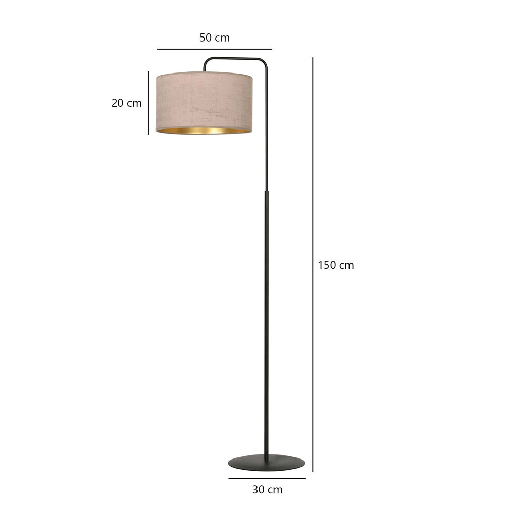 Lampa podłogowa Hellid 150 cm różowa