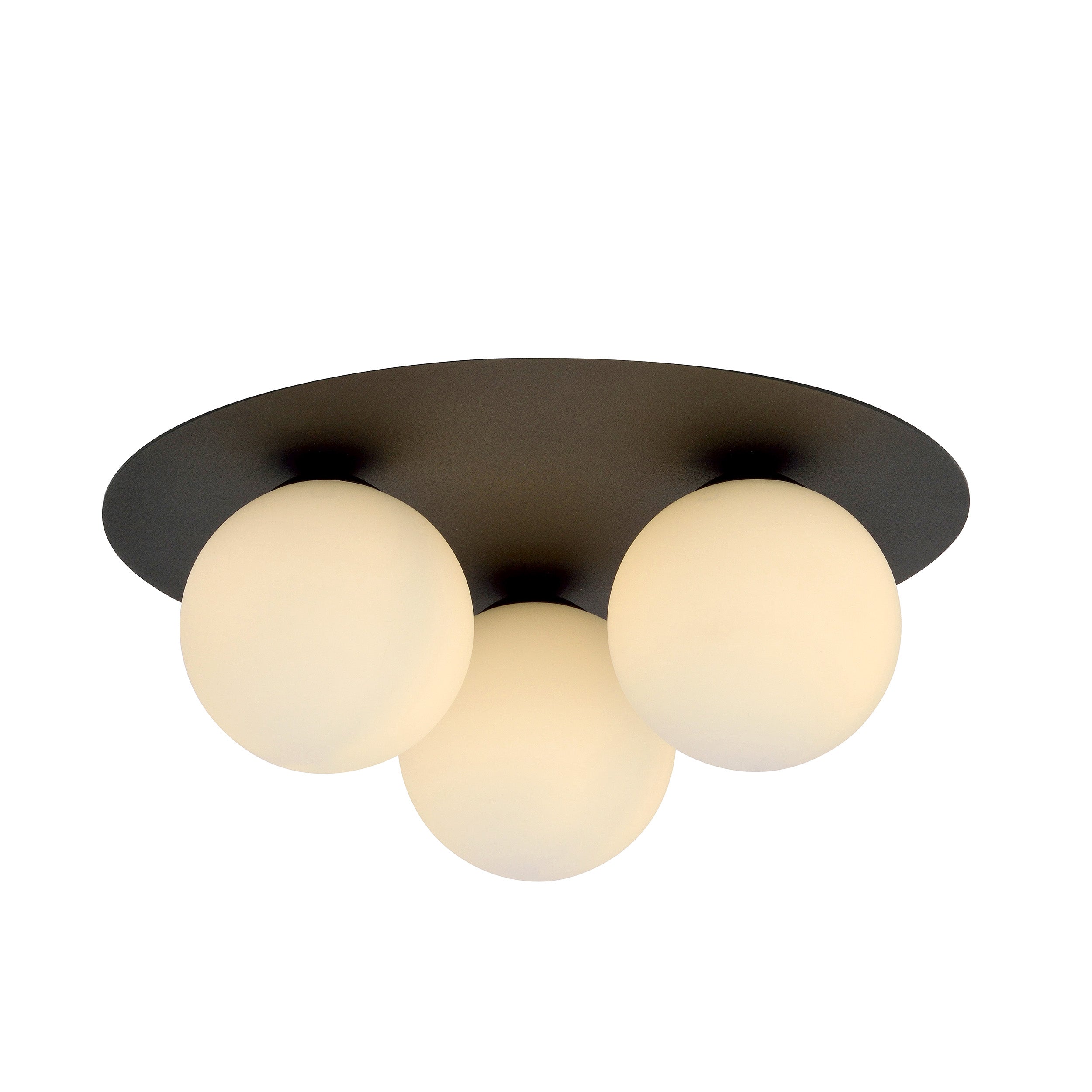 Lampa sufitowa Sorium x3 czarno-biała