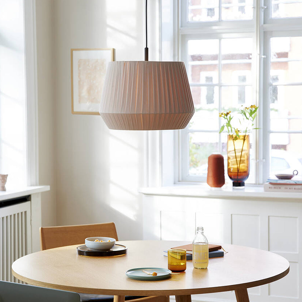 Lampa wisząca Dicte średnica 40 cm beżowa