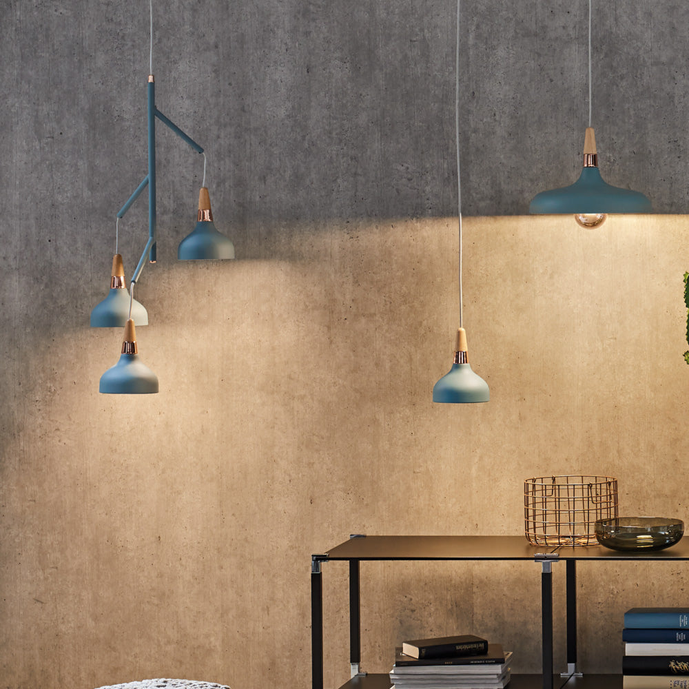 Lampa wisząca Nibbler delikatna zieleń