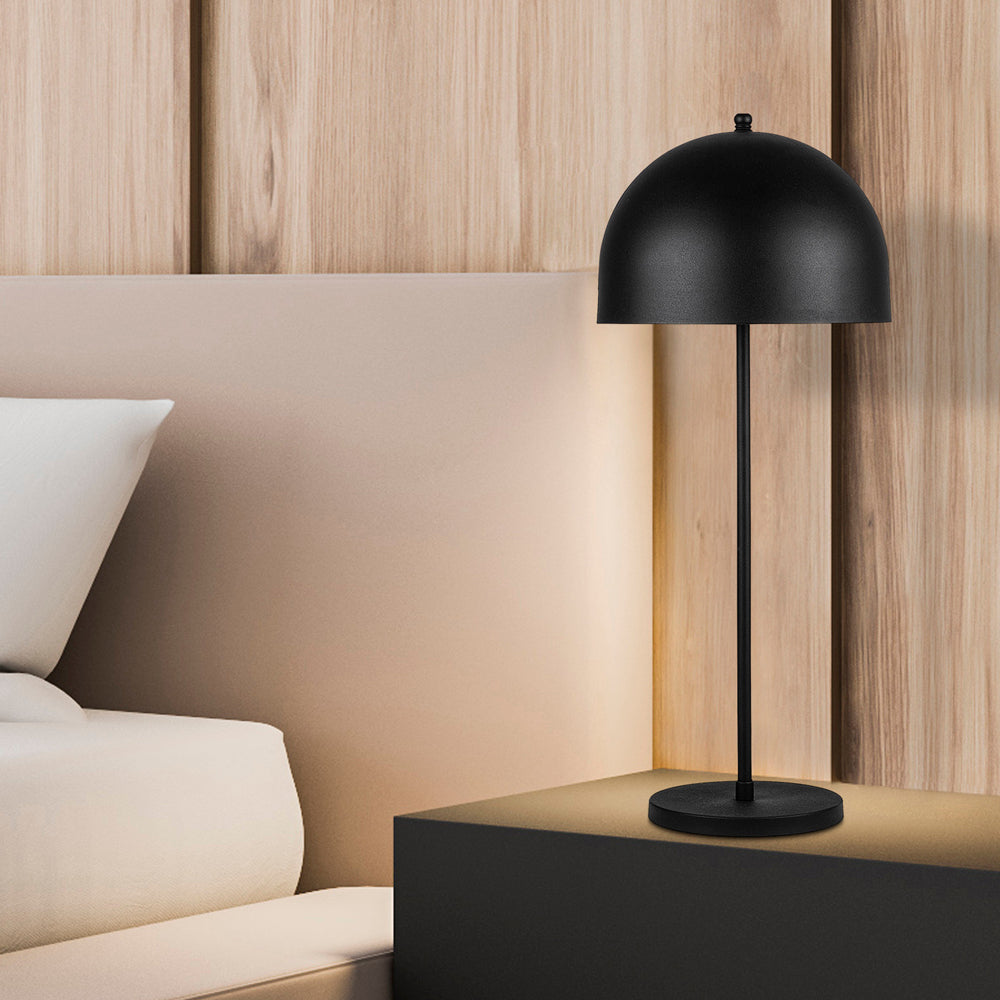 Lampa stołowa Biesta półkole średnica 24 cm czarna