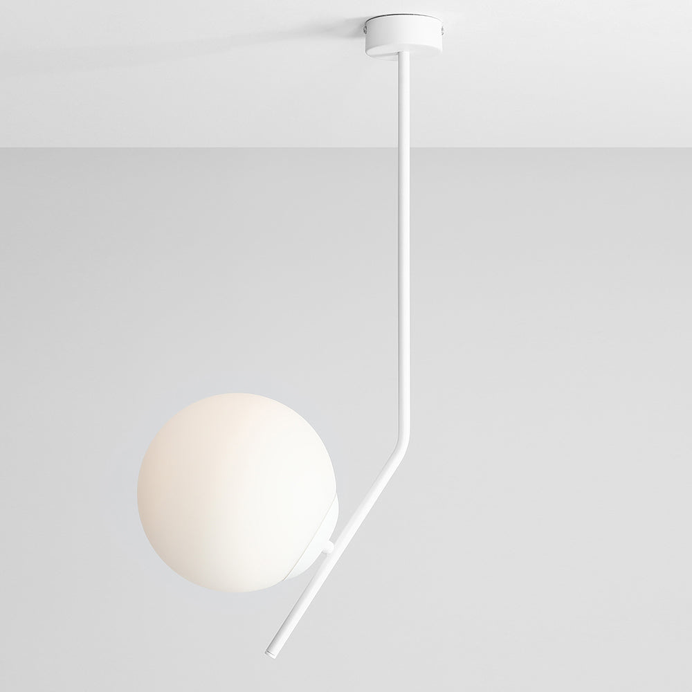 Lampa wisząca Pipeally 64 cm biała