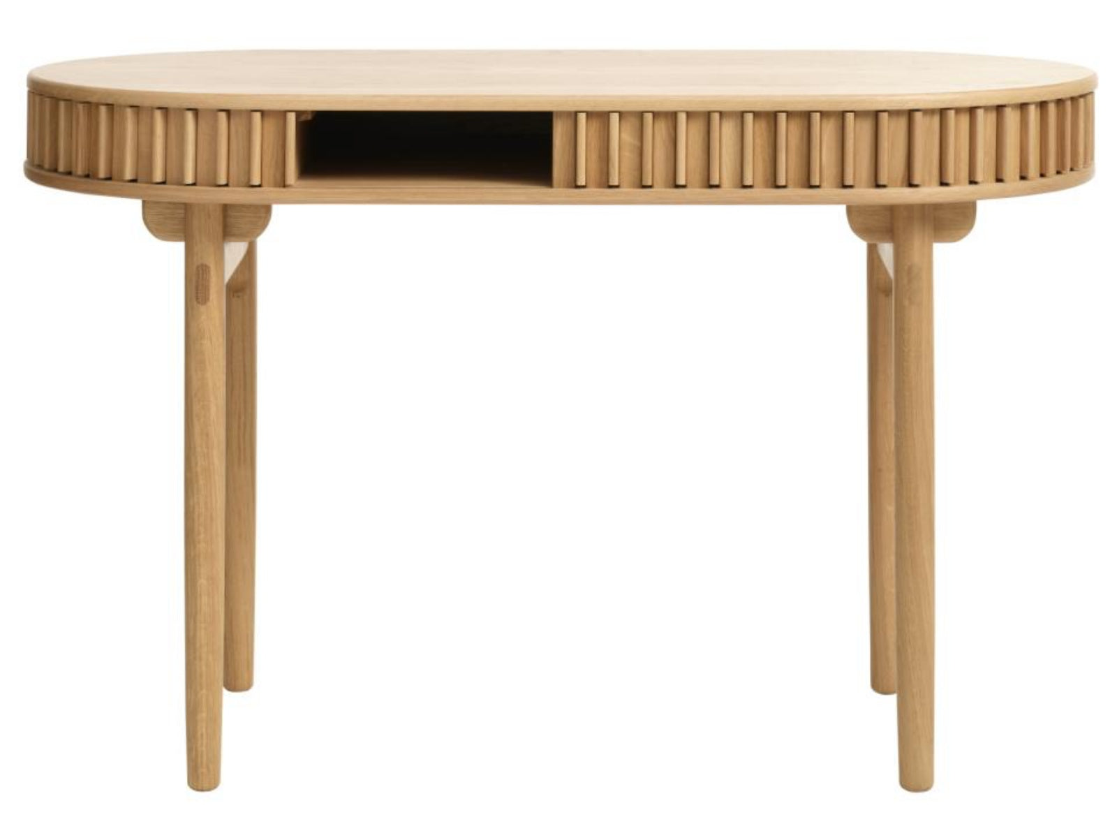 Biurko Yoffers 120x60 cm lamele dąb naturalny