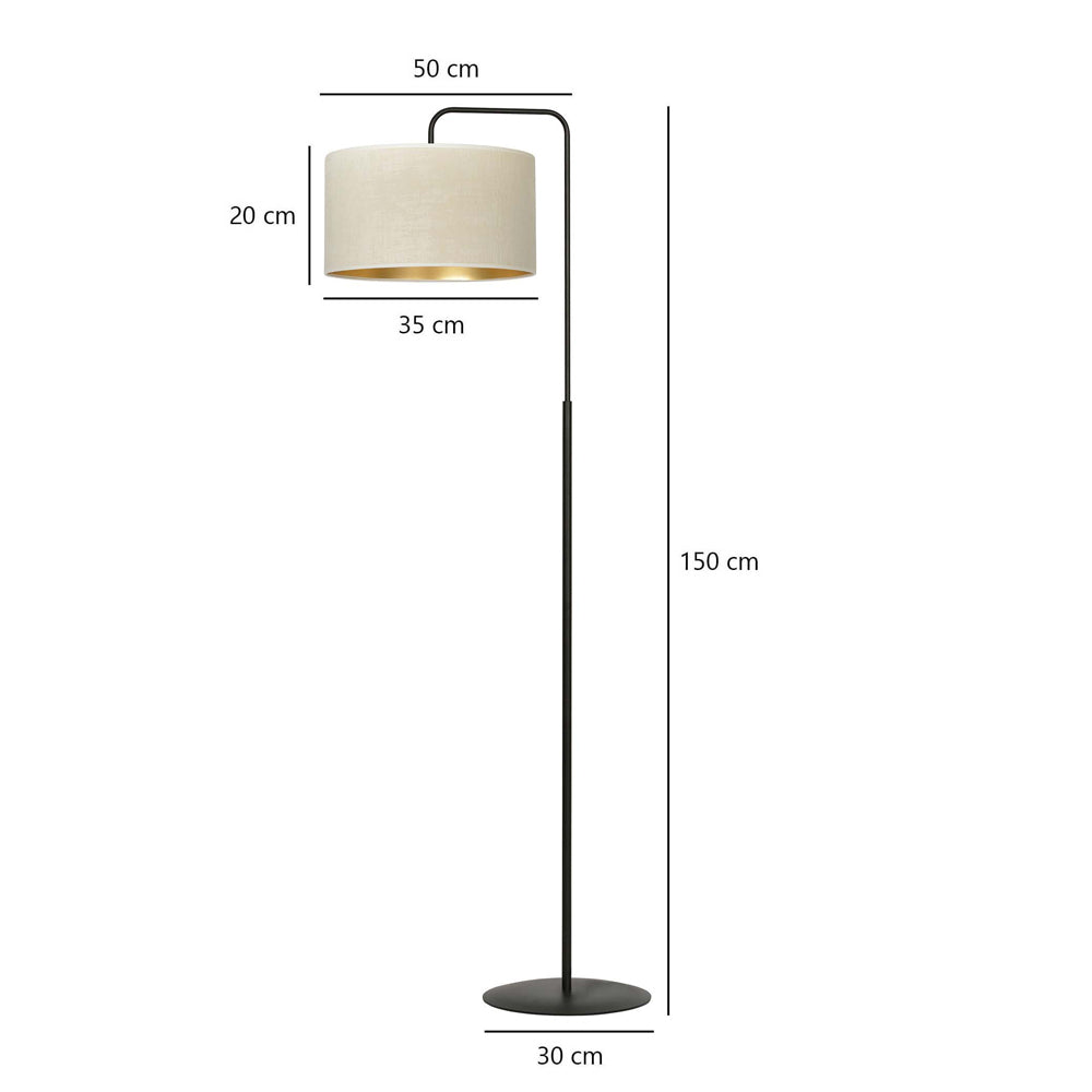 Lampa podłogowa Hellid 150 cm biała