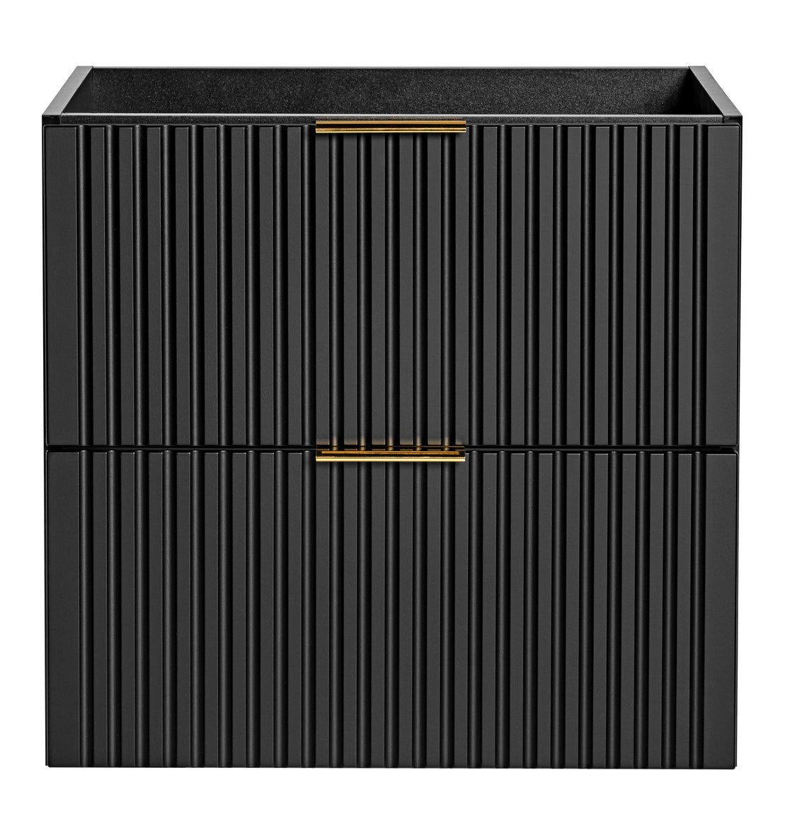 Szafka pod umywalkę Temirni 60 cm czarna lamele