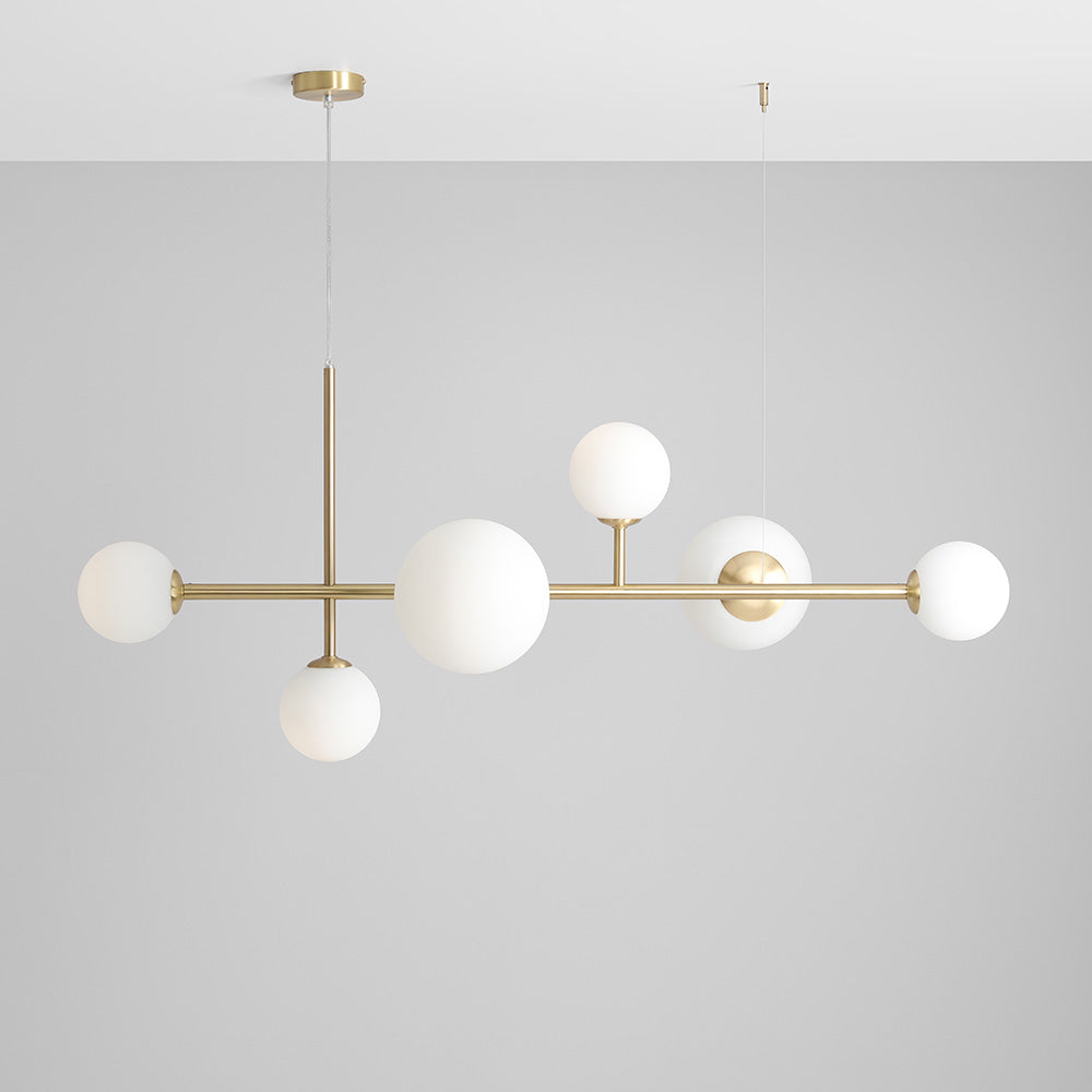 Lampa wisząca Sailleve x6 złota