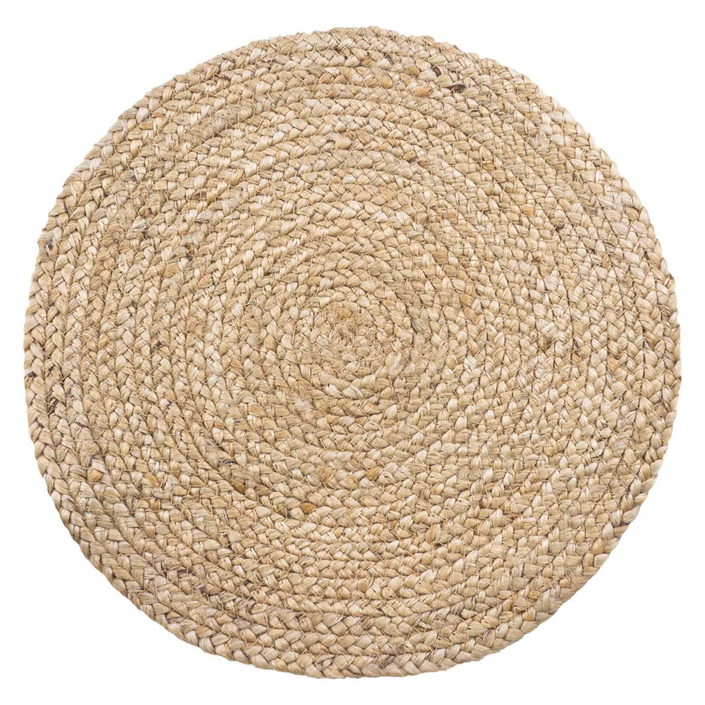 Zestaw czterech podkładek Ulatiott średnica 38 cm juta