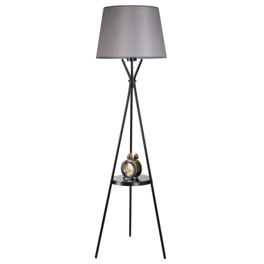 Lampa stojąca Selmedo szara