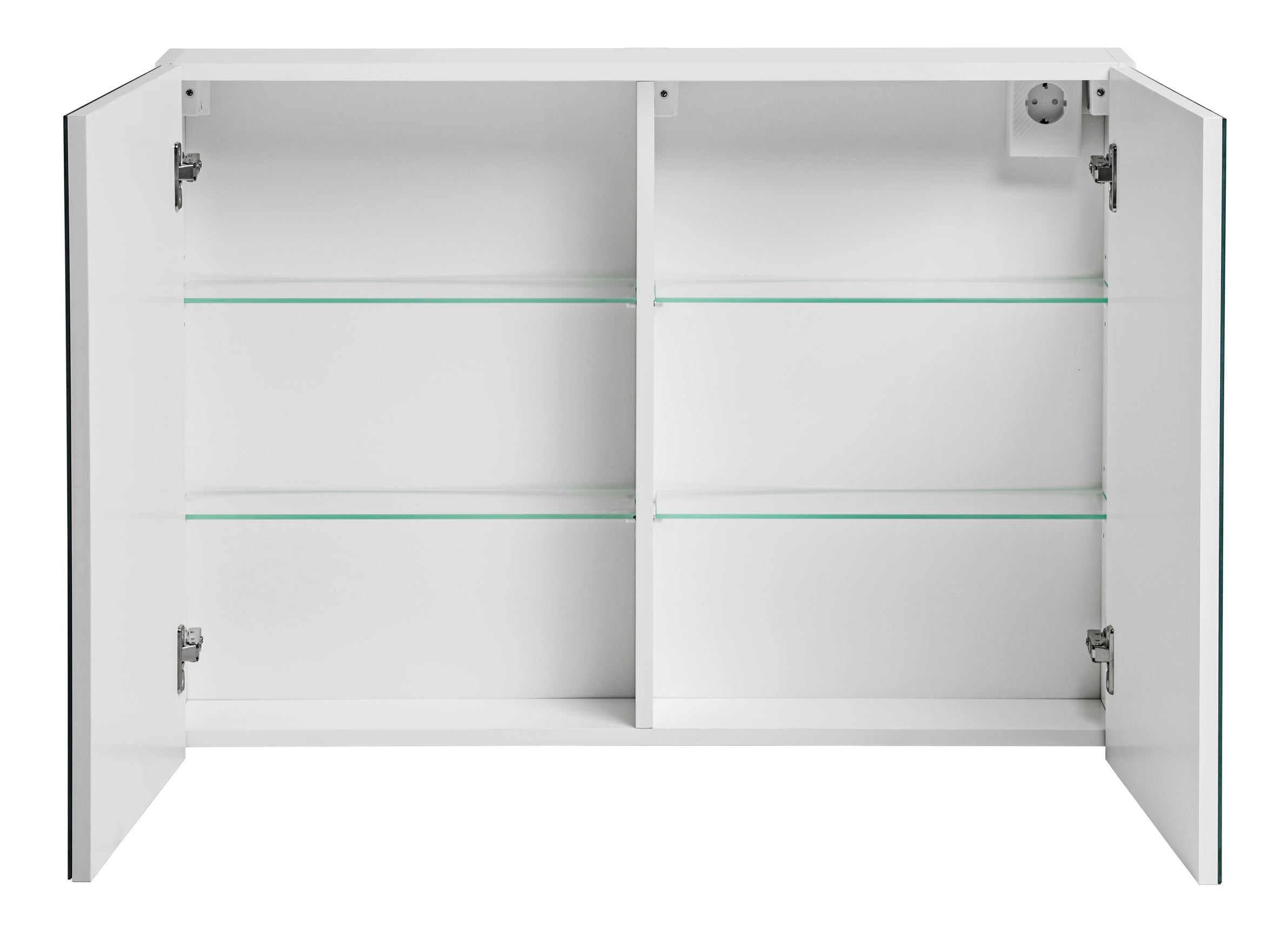 Szafka wisząca Jamarti z lustrem 90 cm biała