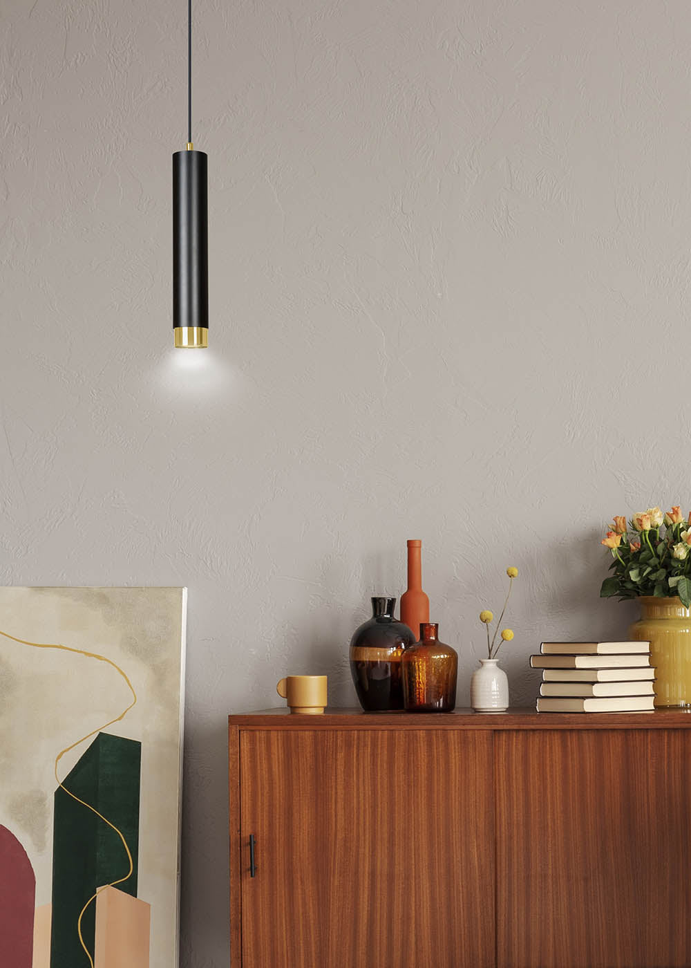 Lampa wisząca Morcone czarna