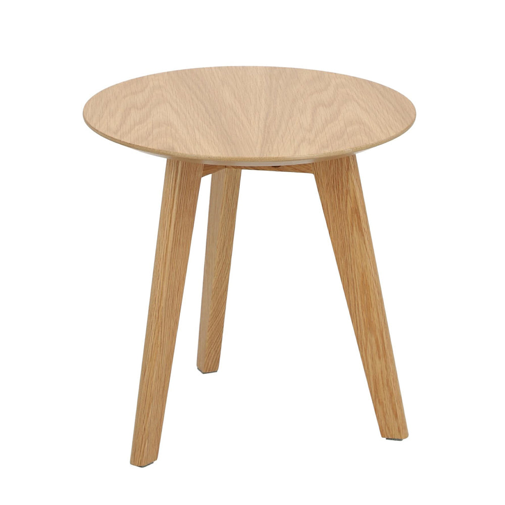 Stolik kawowy Tatitos średnica 40 cm dąb naturalny