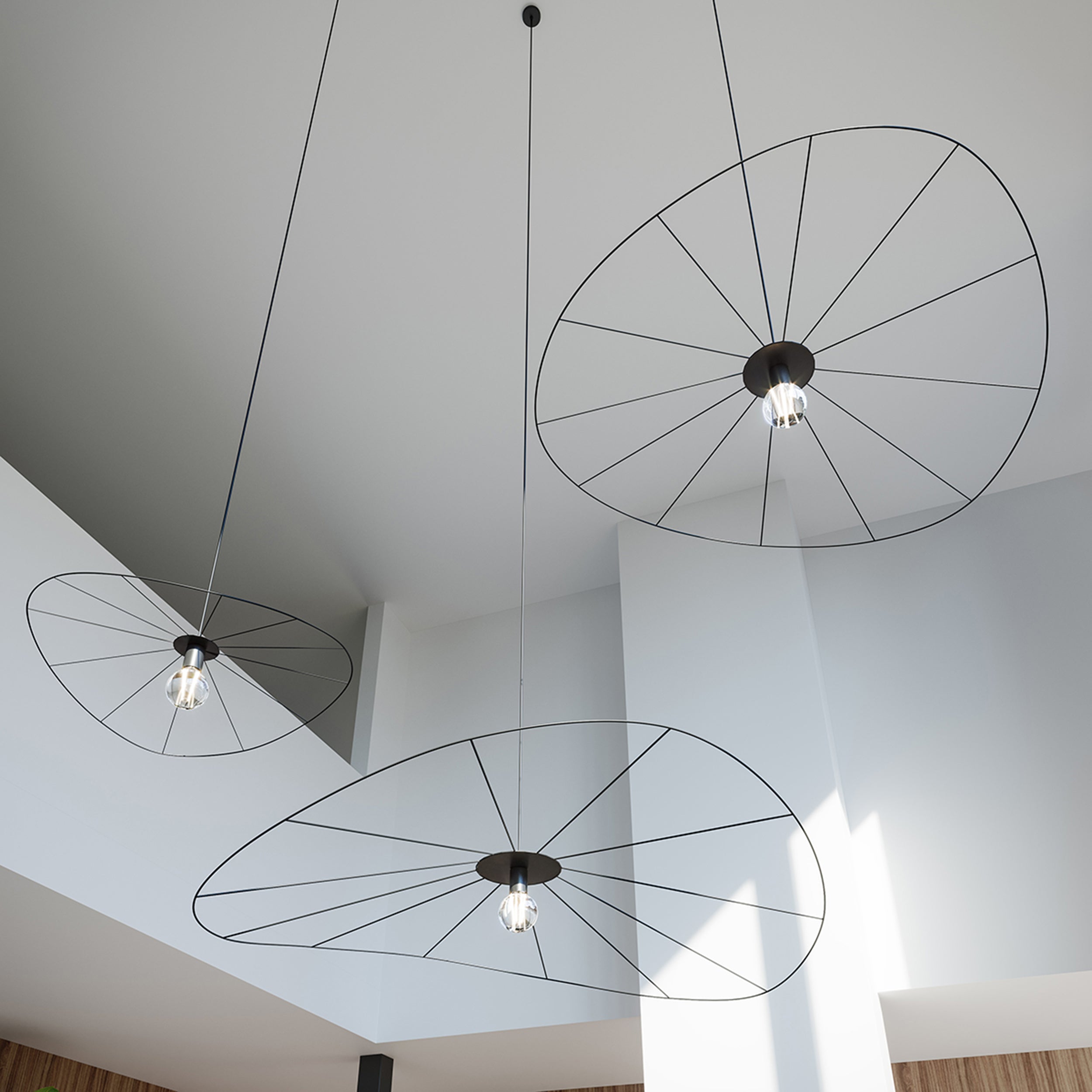 Lampa wisząca Exectic 110 cm czarna