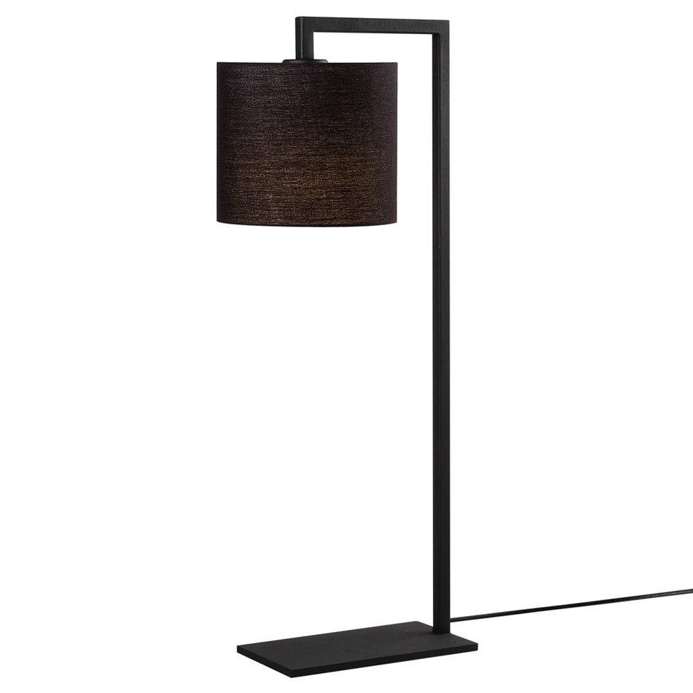 Lampa stołowa Gicanna klasyczna średnica 20 cm czarna