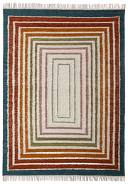 Dywan z wełną Boucle 140x200 cm wielokolorowy