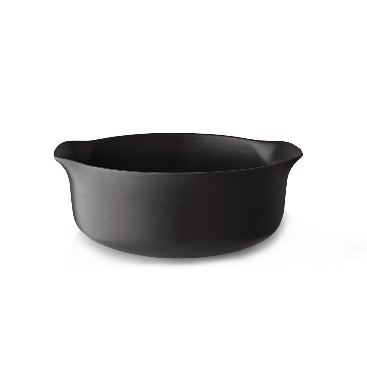 Miska Nordic Kitchen z uszkami z kamionki czarna 2000 ml