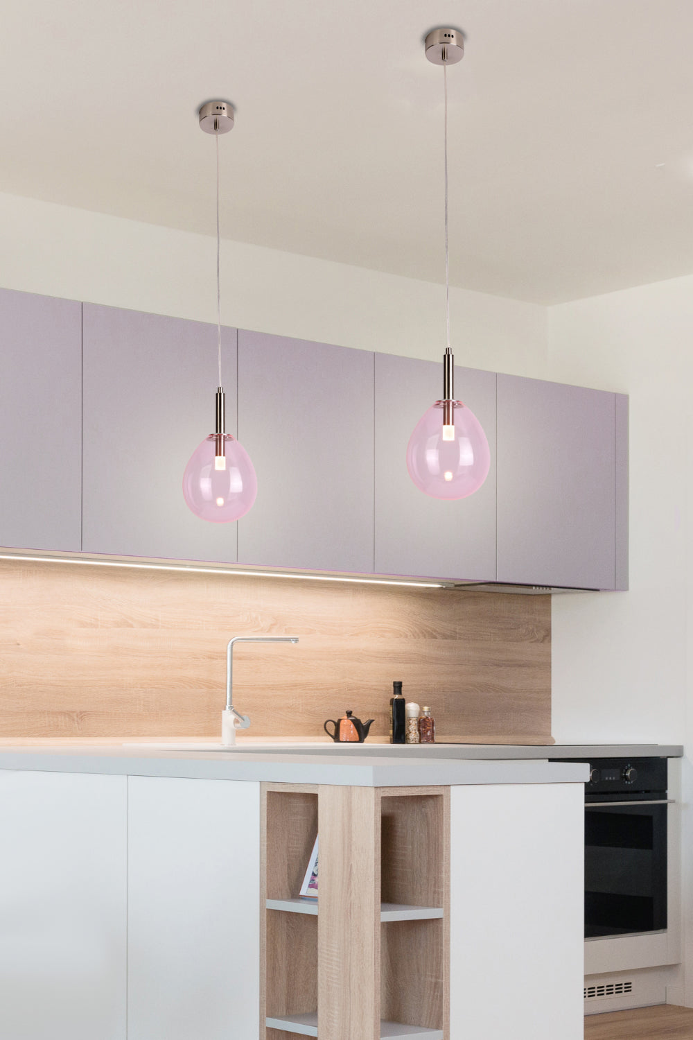 Lampa wisząca Vuostimo różowa