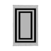 Dywan nowoczesny Vatiged 160x230 czarno-szary