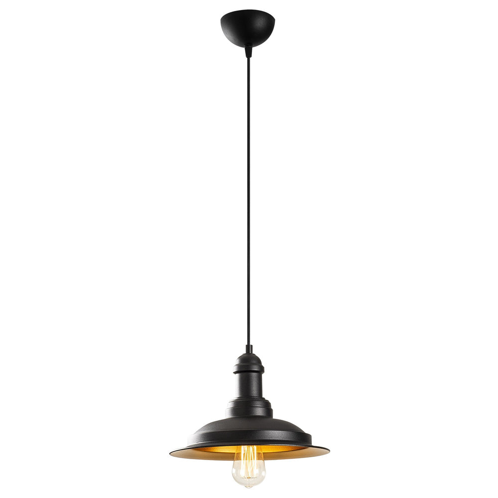 Lampa sufitowa Ardulace średnica 30 cm czarna